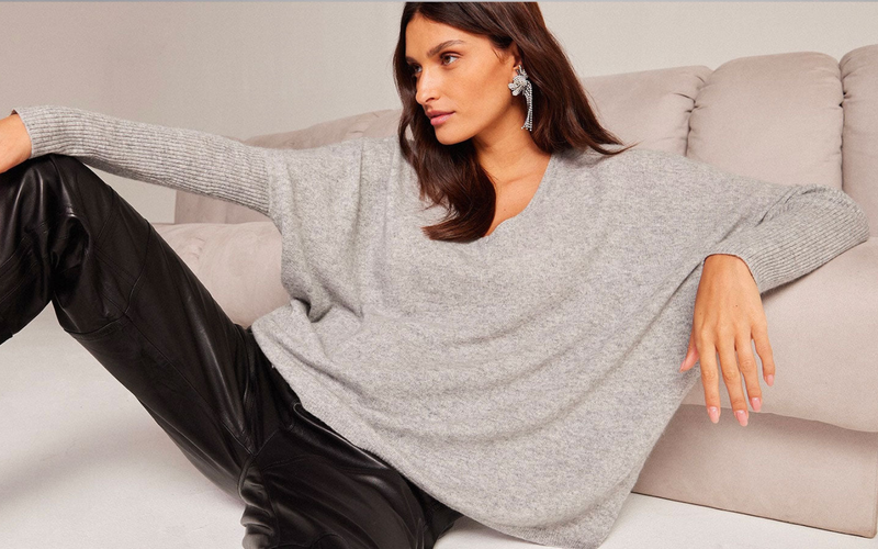 Not Shy Cashmere : cachemires pour femmes chez Darlington par Riverstone