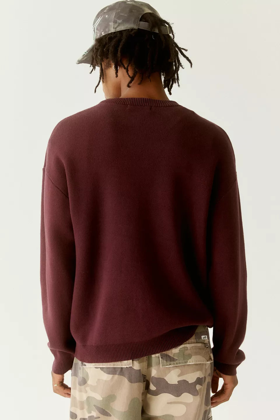Pull col rond en tricot pour la famille