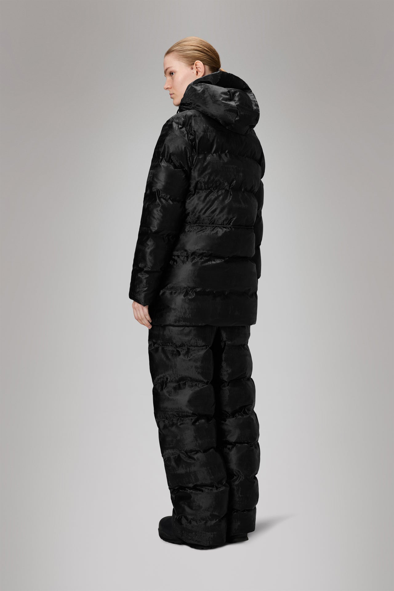 Veste longue matelassée Alta à cordons