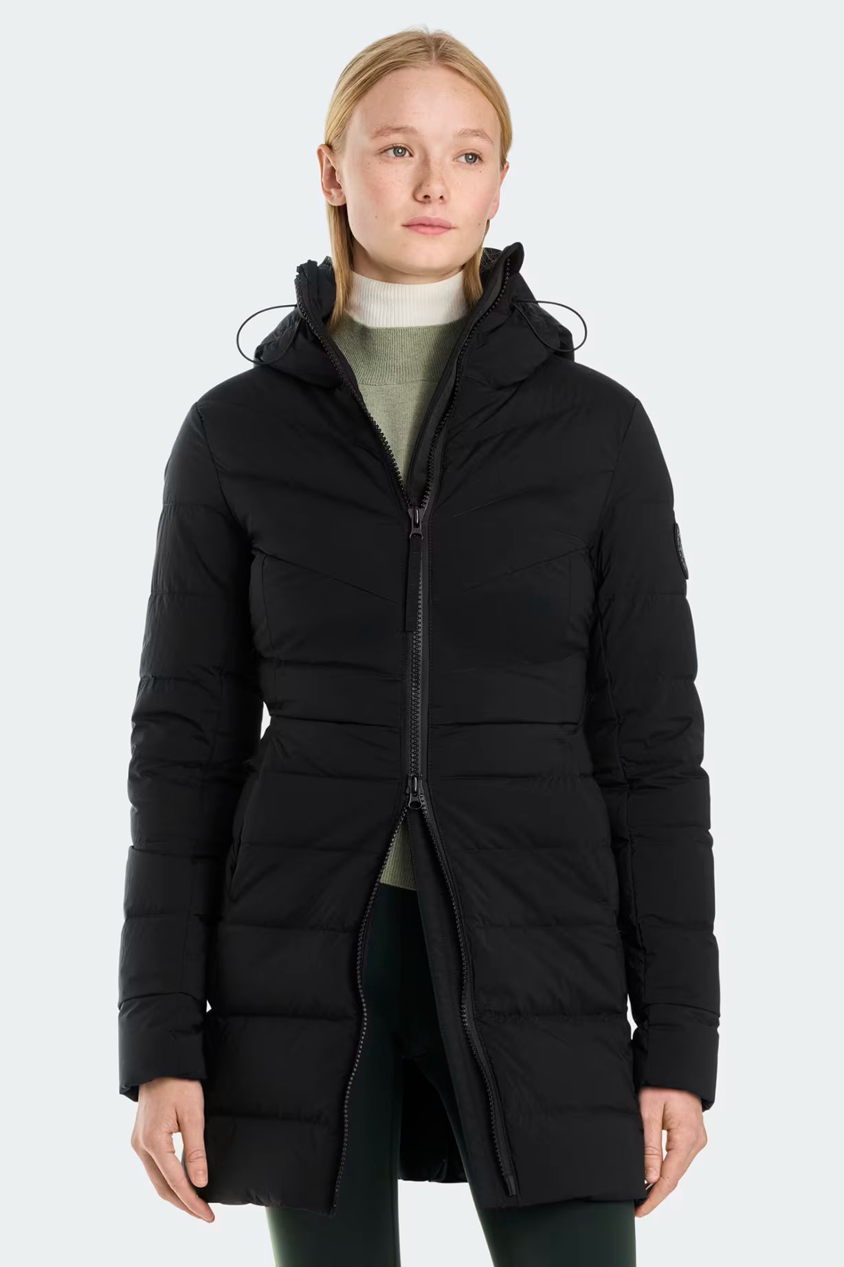 Manteau Clair, disque noir