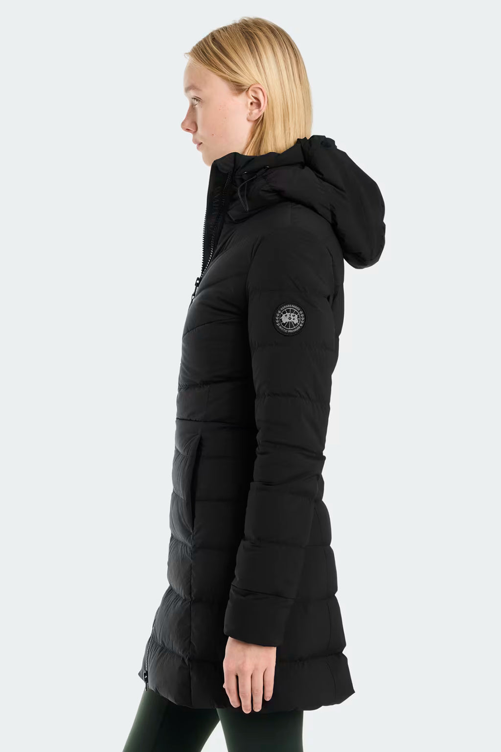 Manteau Clair, disque noir