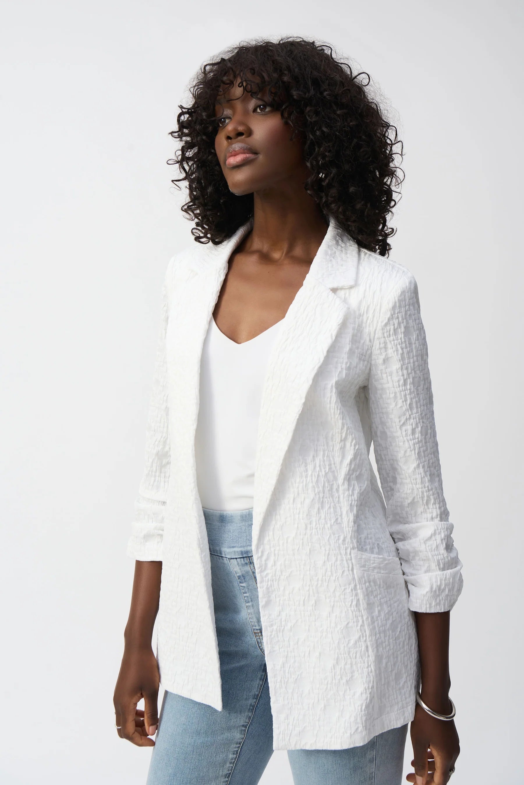 Blazer carré en pierre de lune