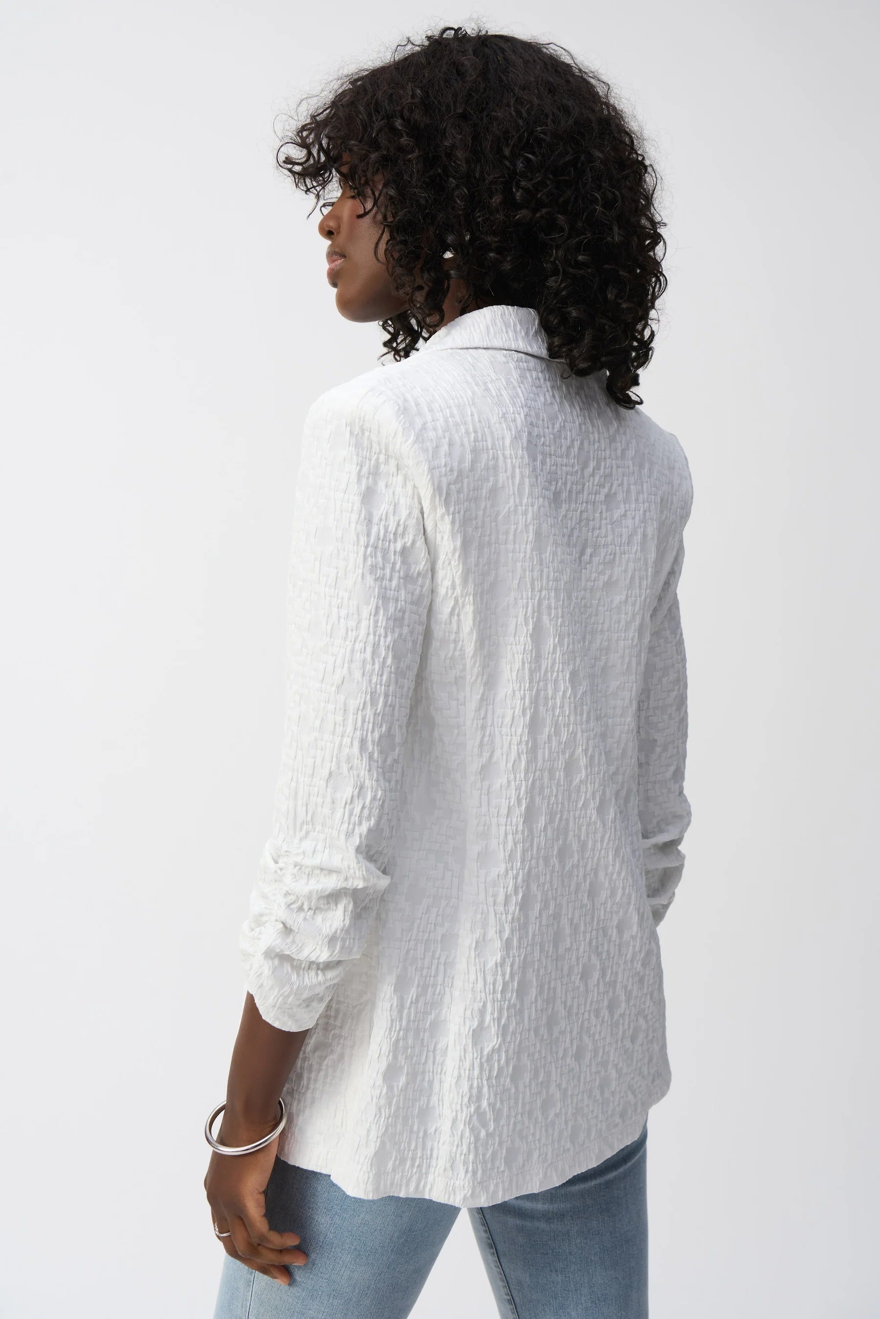 Blazer carré en pierre de lune