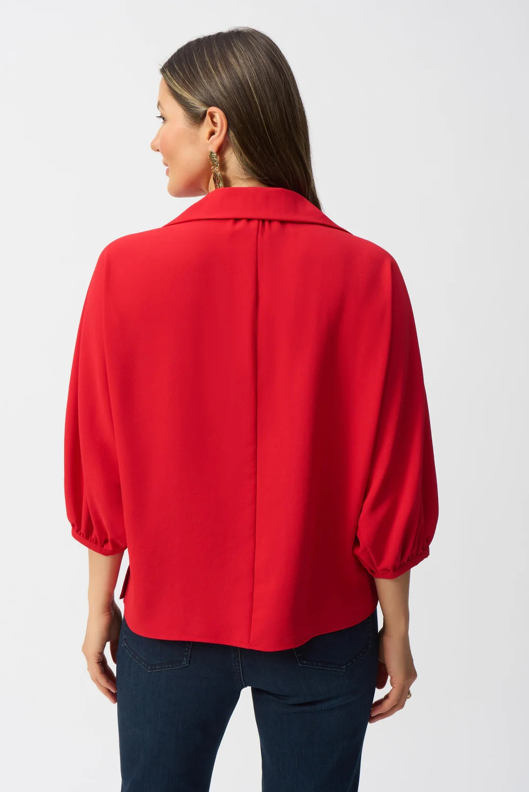 Haut carré avec col chemise