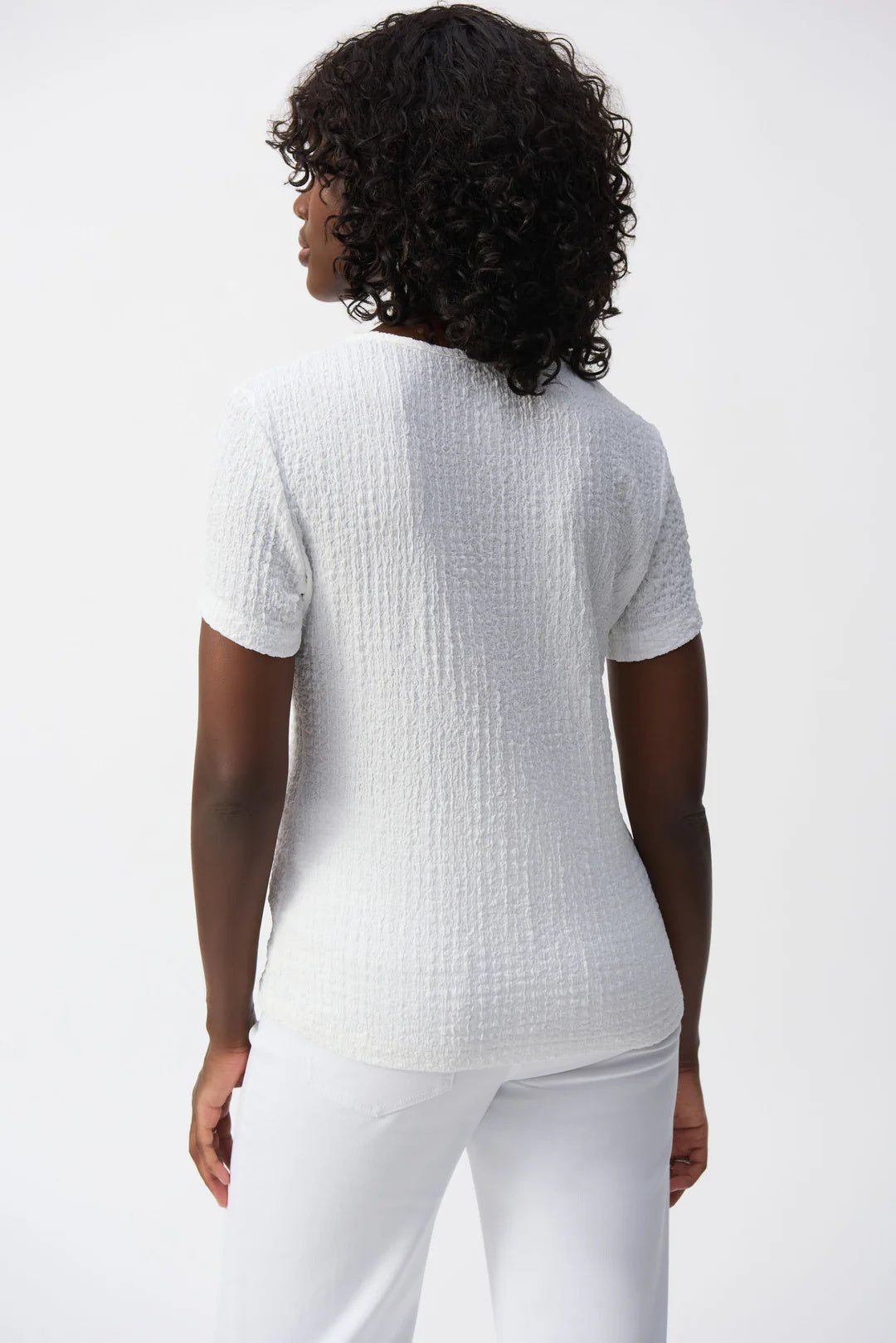 Haut ajusté en tricot plissé