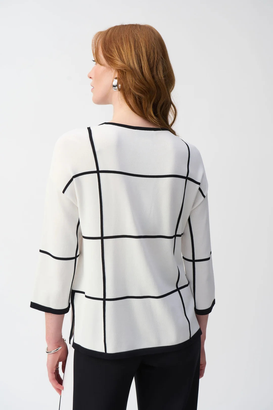 Pull à carreaux
