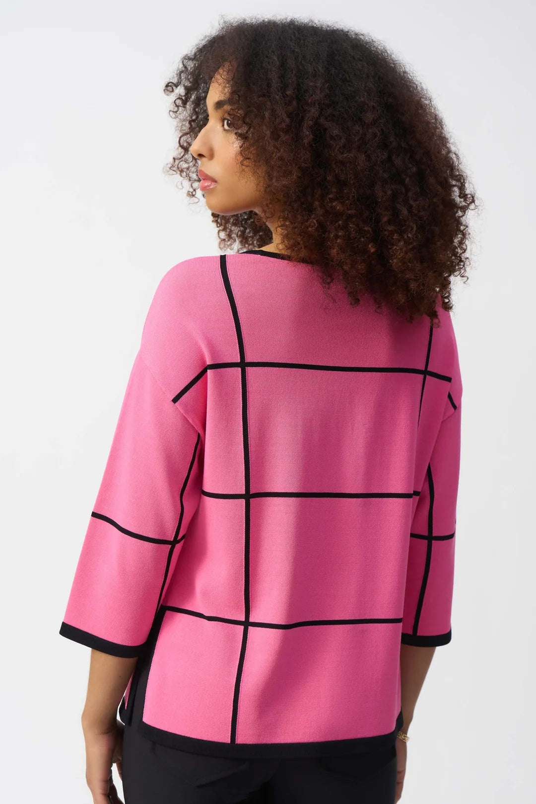Pull à carreaux