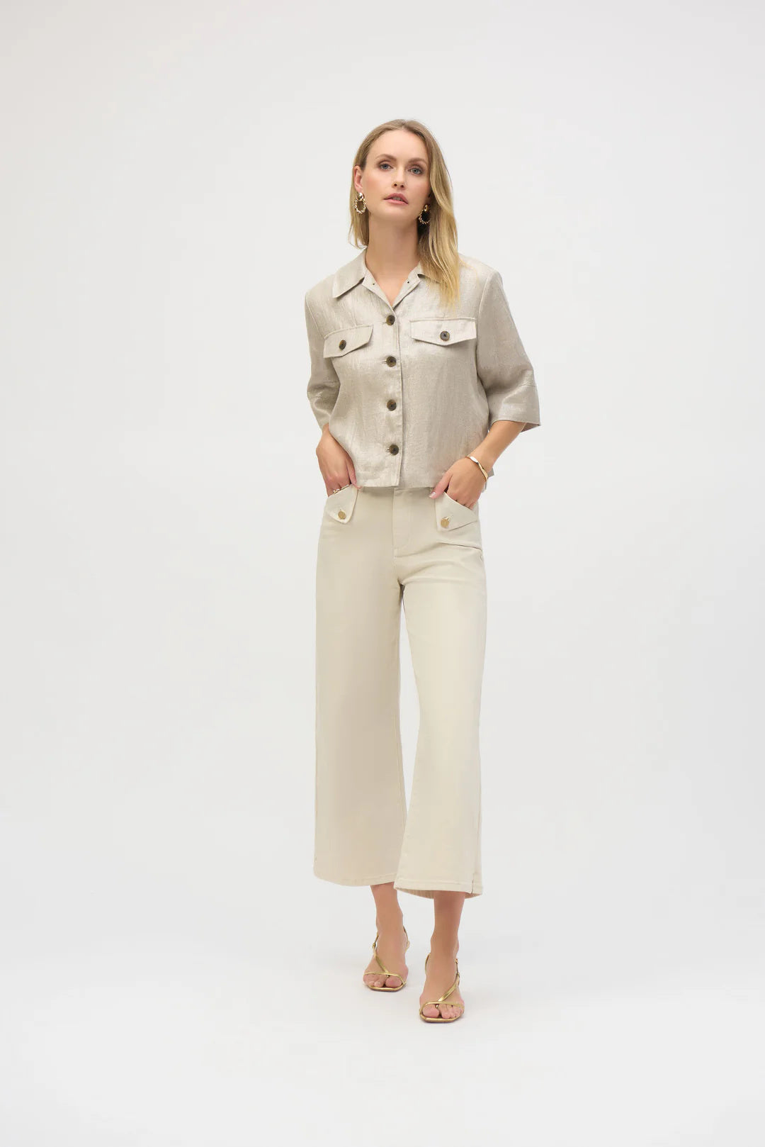 Veste courte à manches courtes