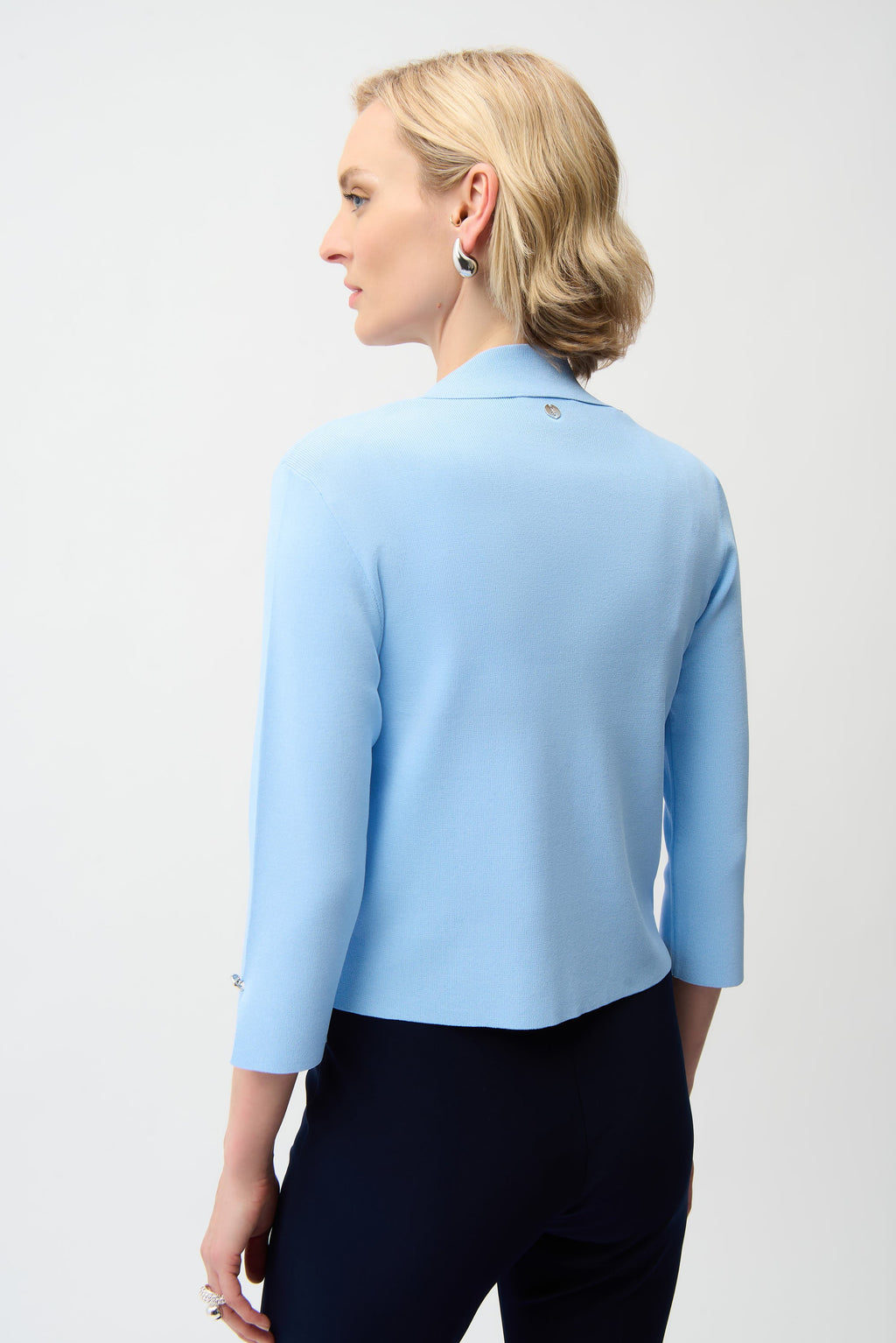 Cardigan ouvert en viscose mélangée