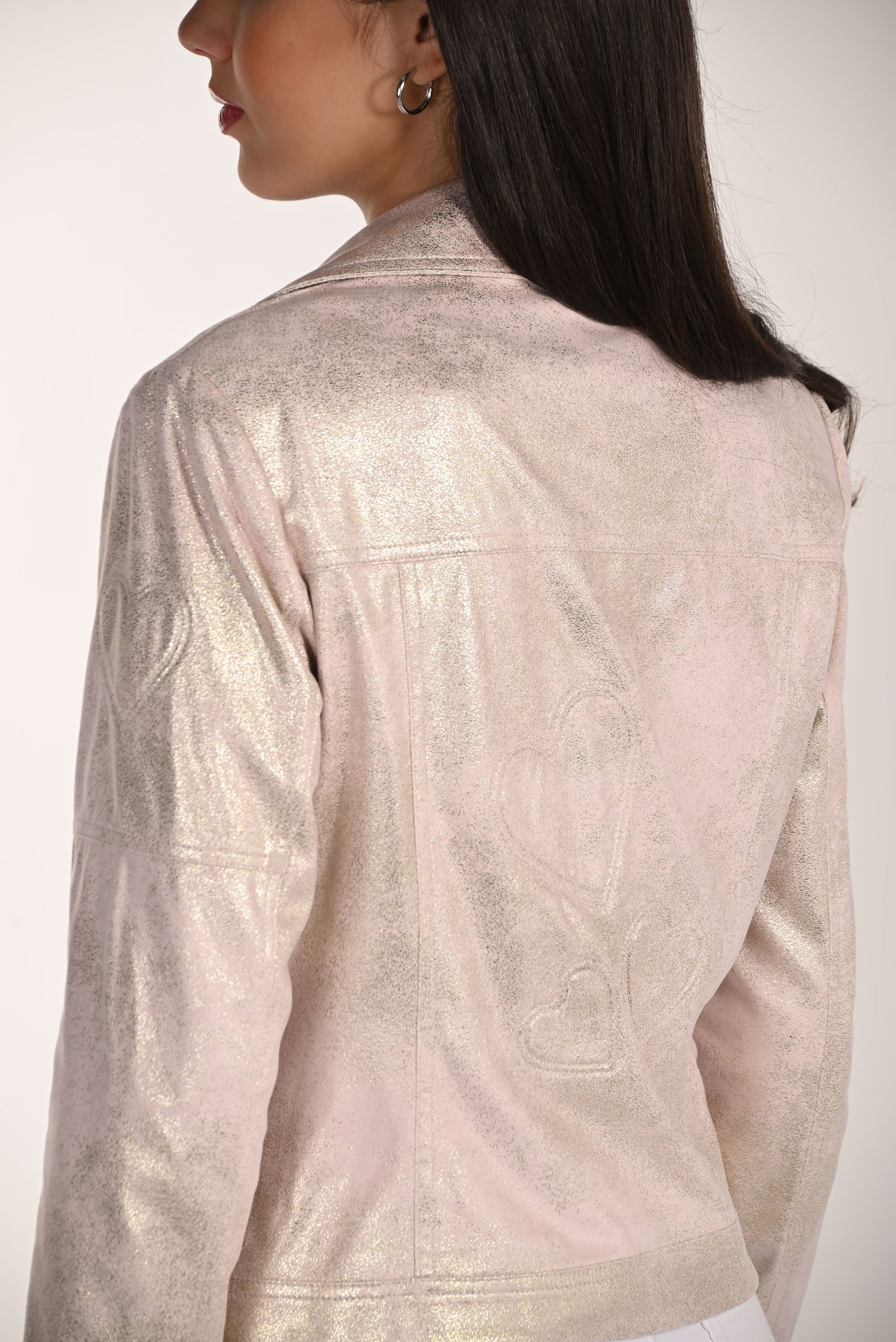 Veste de moto Frank Lyman Metallic Heart