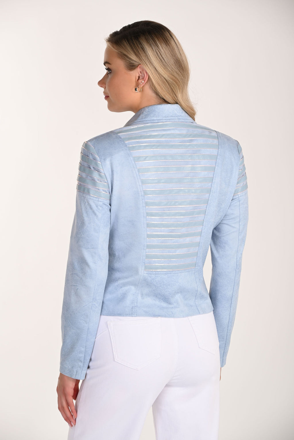 Veste décontractée à col zippé