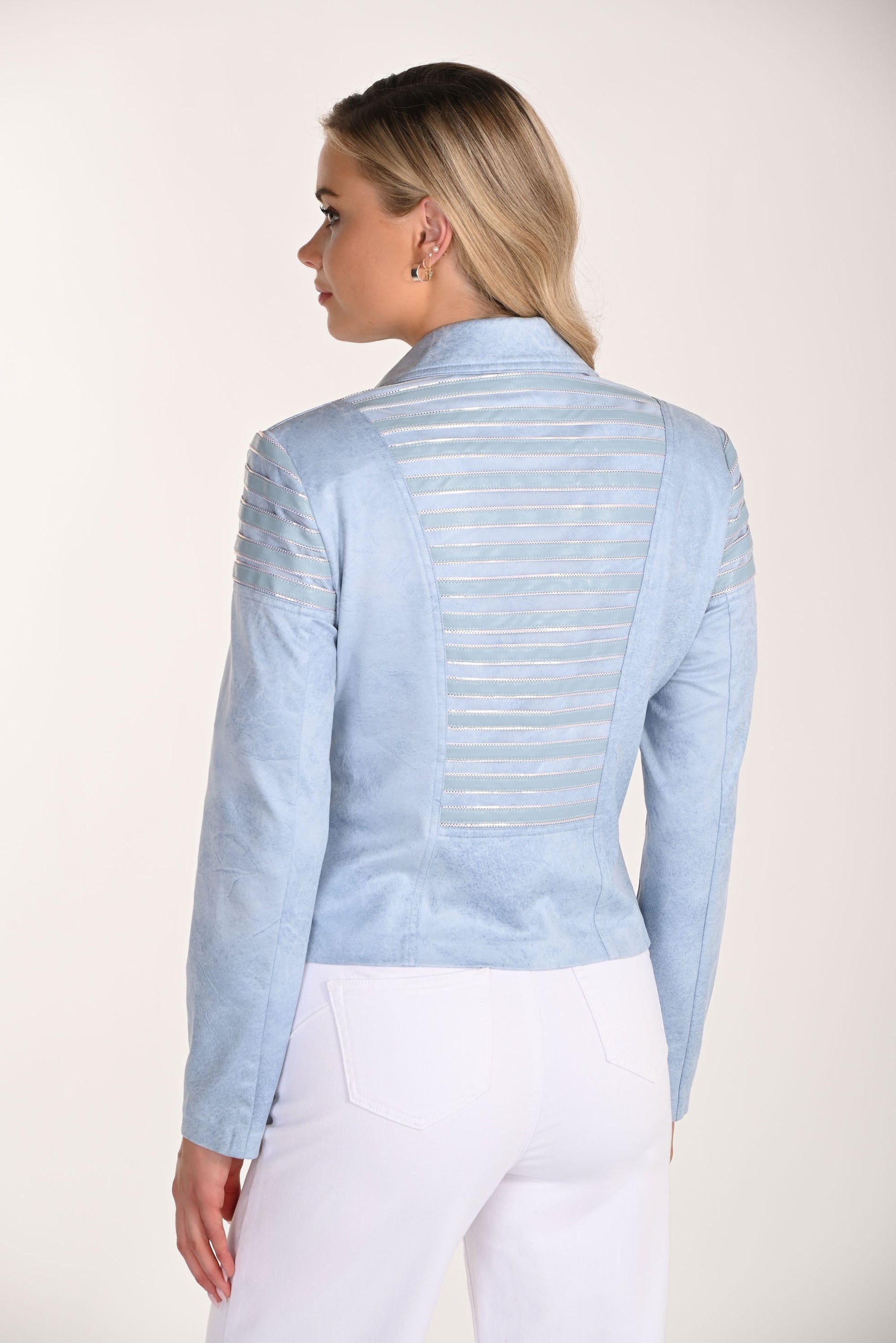 Veste décontractée à col zippé