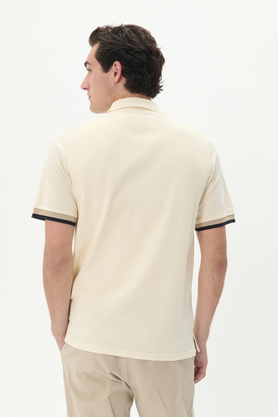 Polo piqué Scout avec bande sur la patte de boutonnage