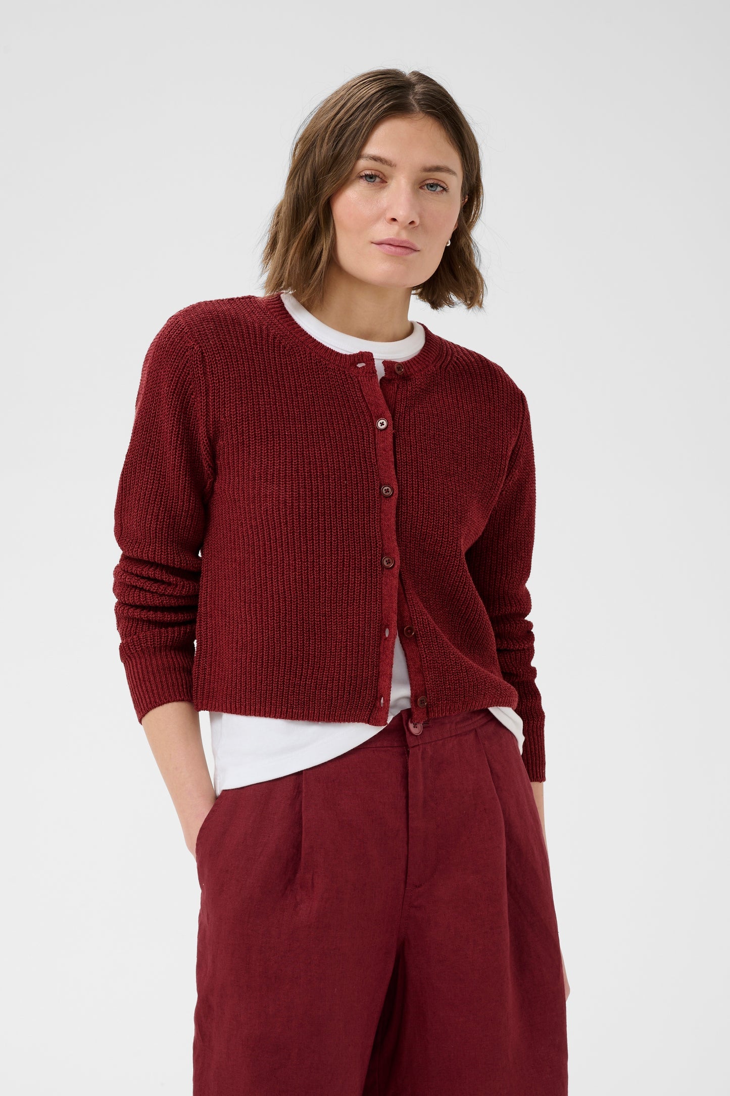 Cardigan en lin mélangé GigiaPW