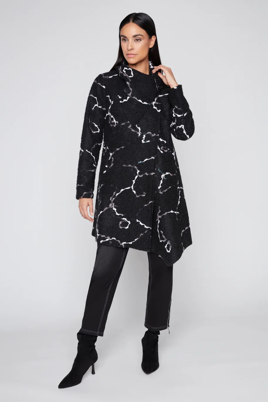 Novelty Asymmetrical Detail Coat