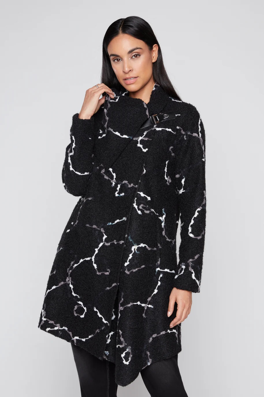 Novelty Asymmetrical Detail Coat