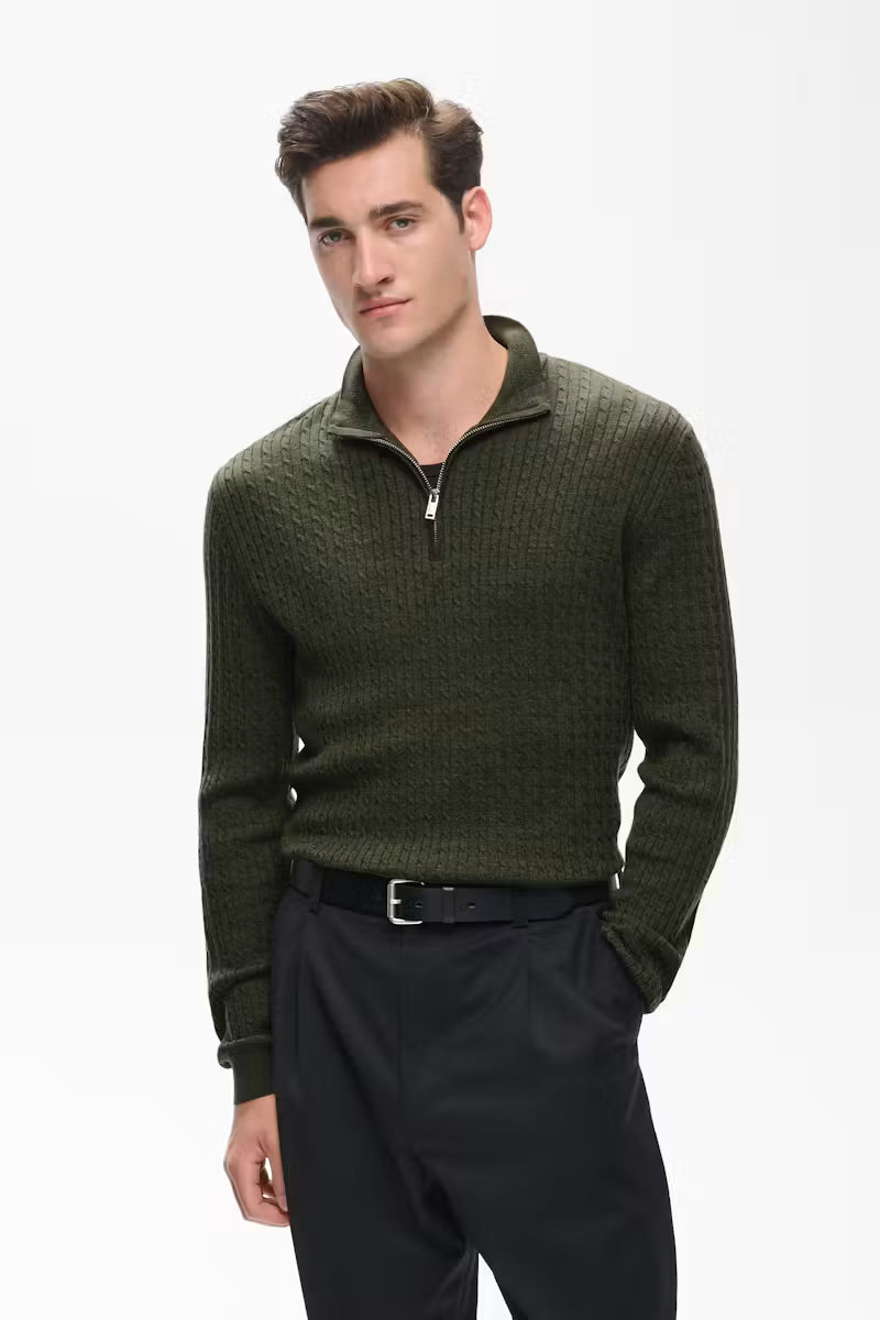 Mamason Merino Chandail avec zip