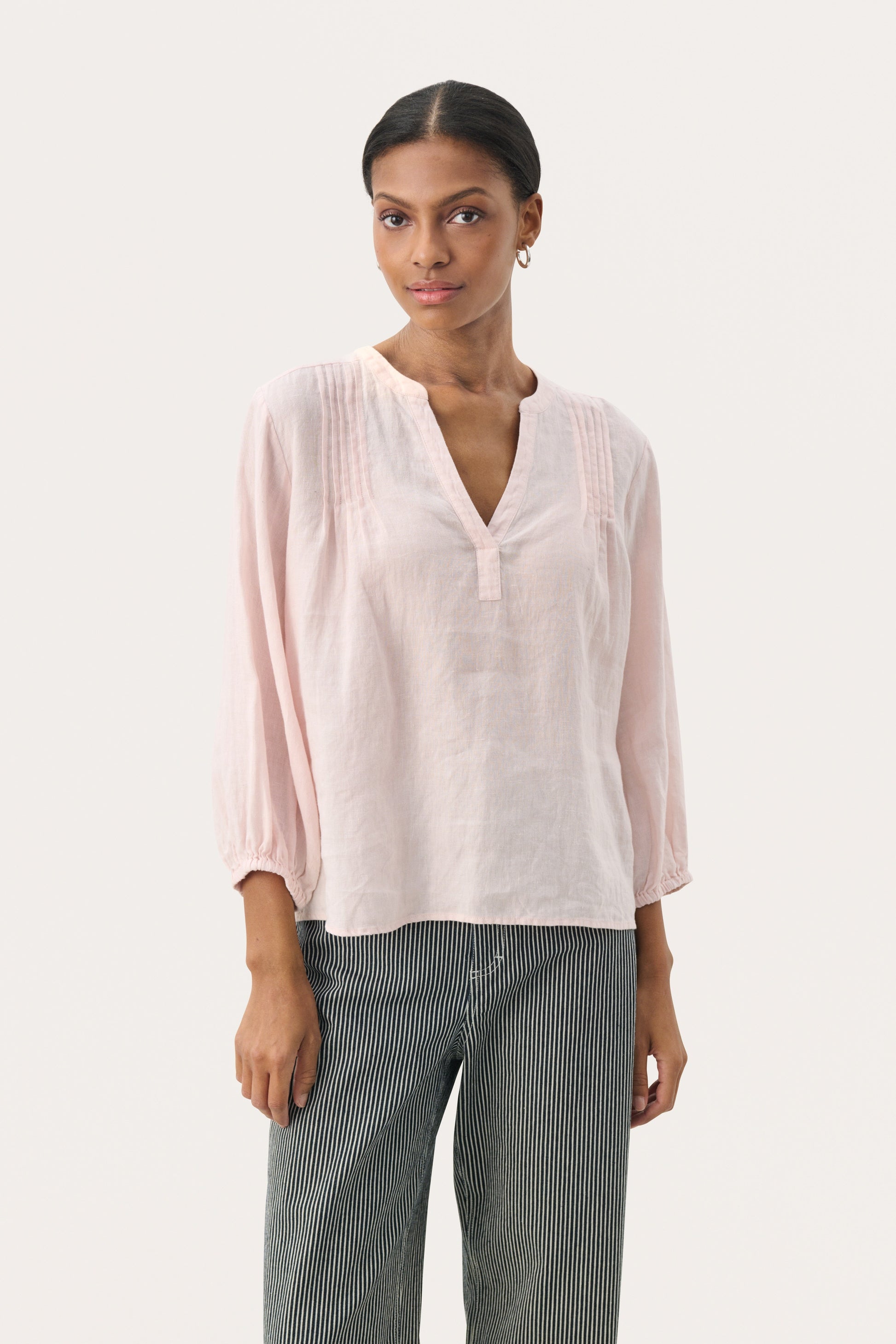 Blouse en lin Nyara pour femmes