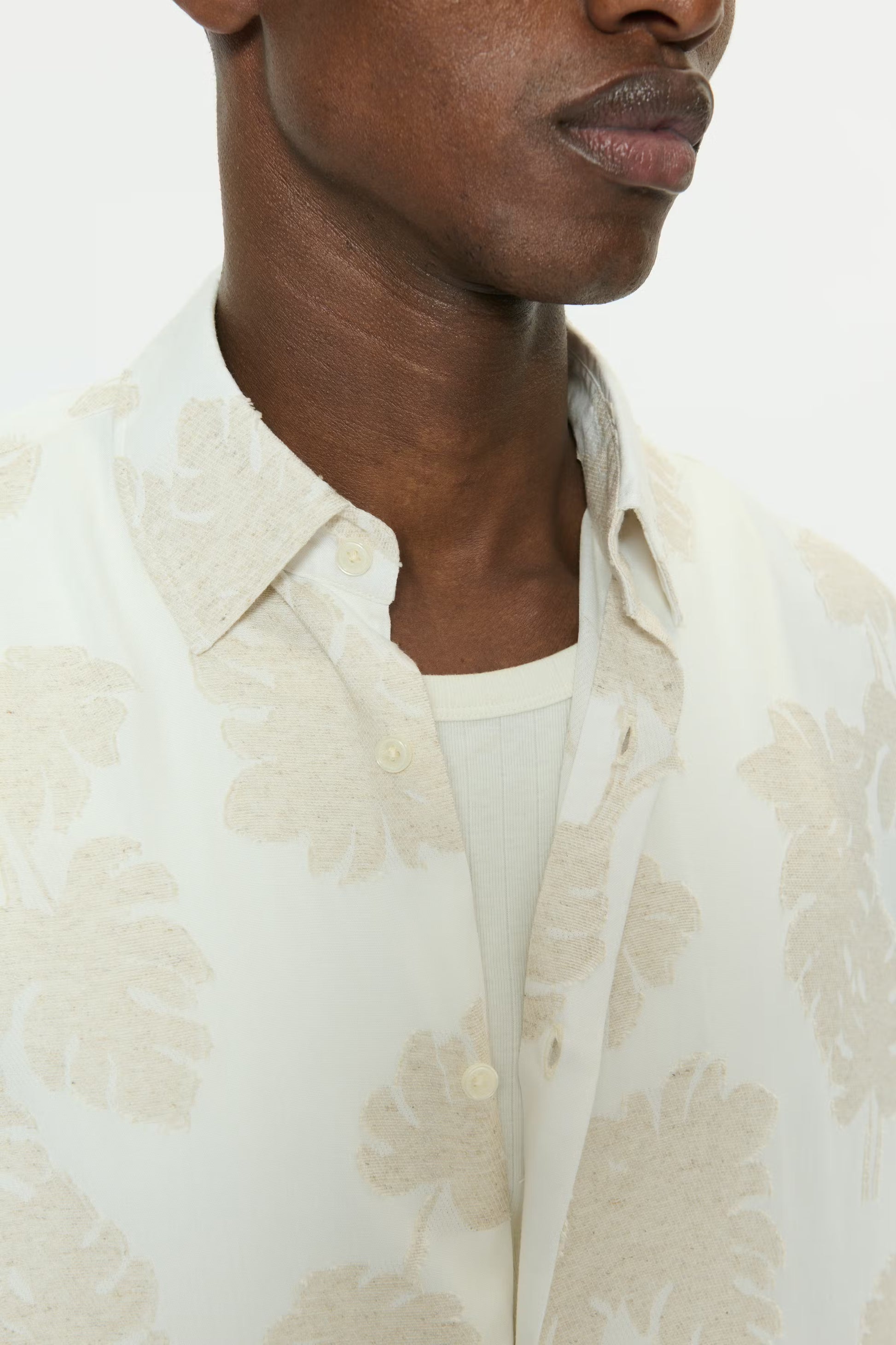 Chemise en lin mélangé MA Klampo