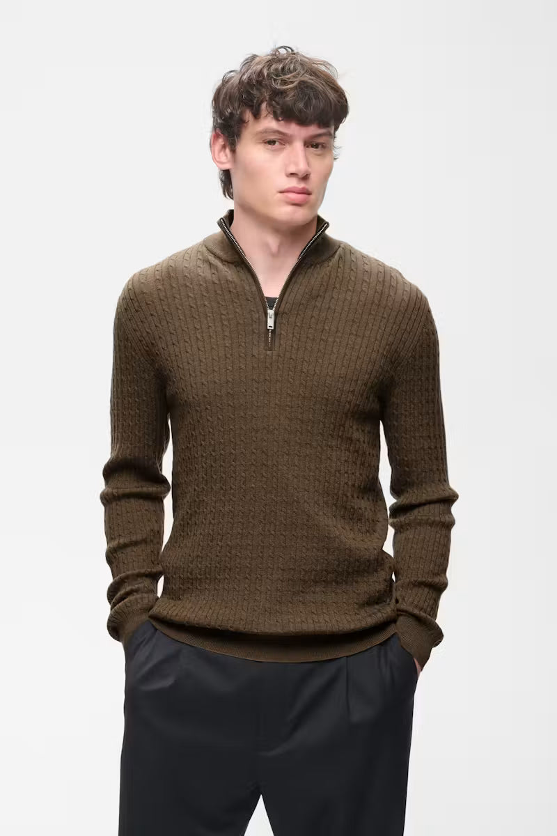 Mamason Merino Chandail avec zip