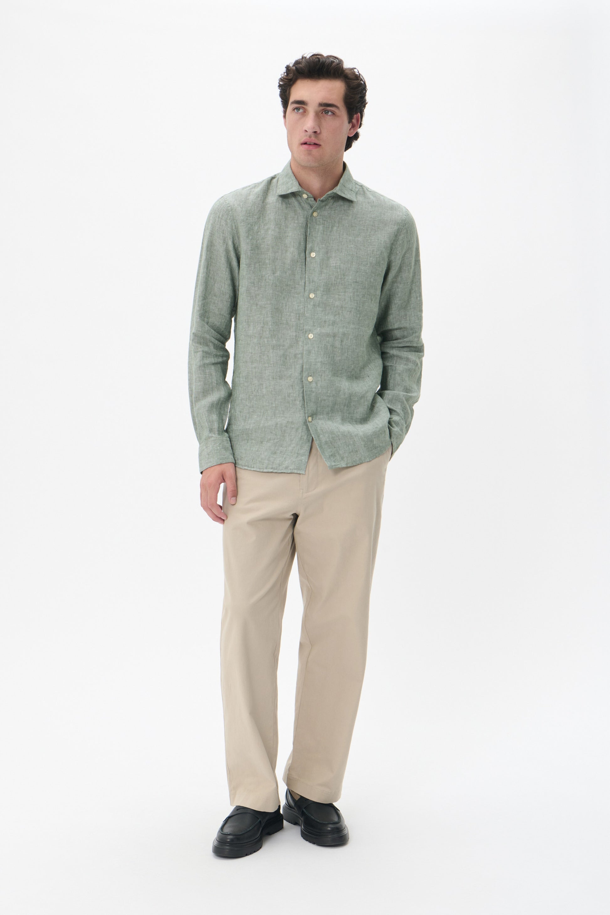 Chemise en lin MAmarc