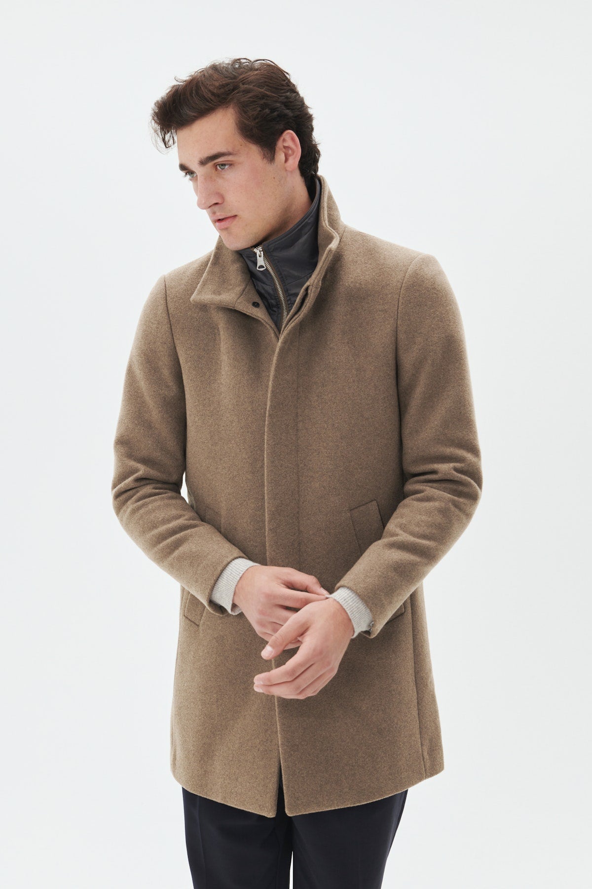 Manteau en laine Harvey