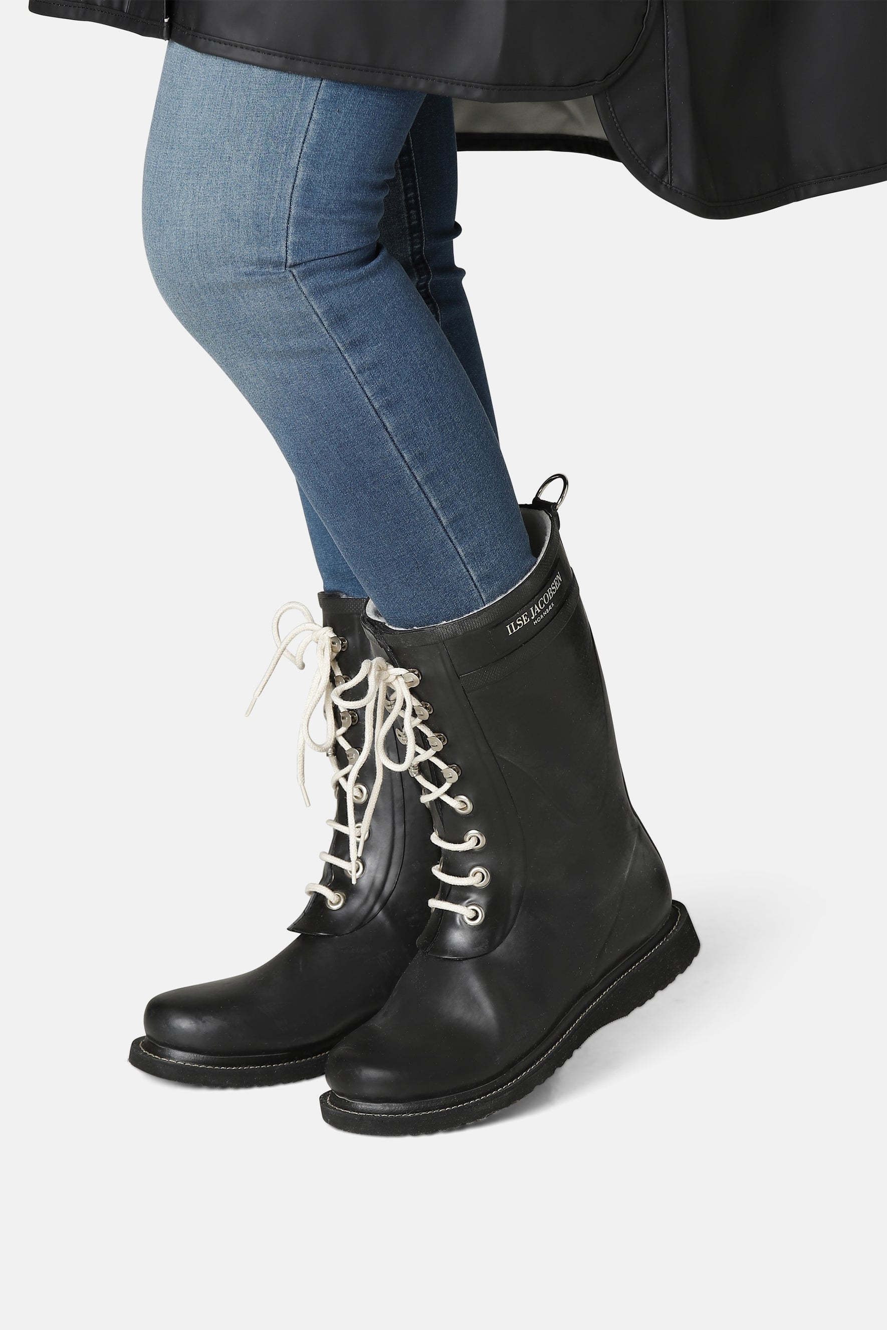 Bottes en caoutchouc 3/4 - Noir