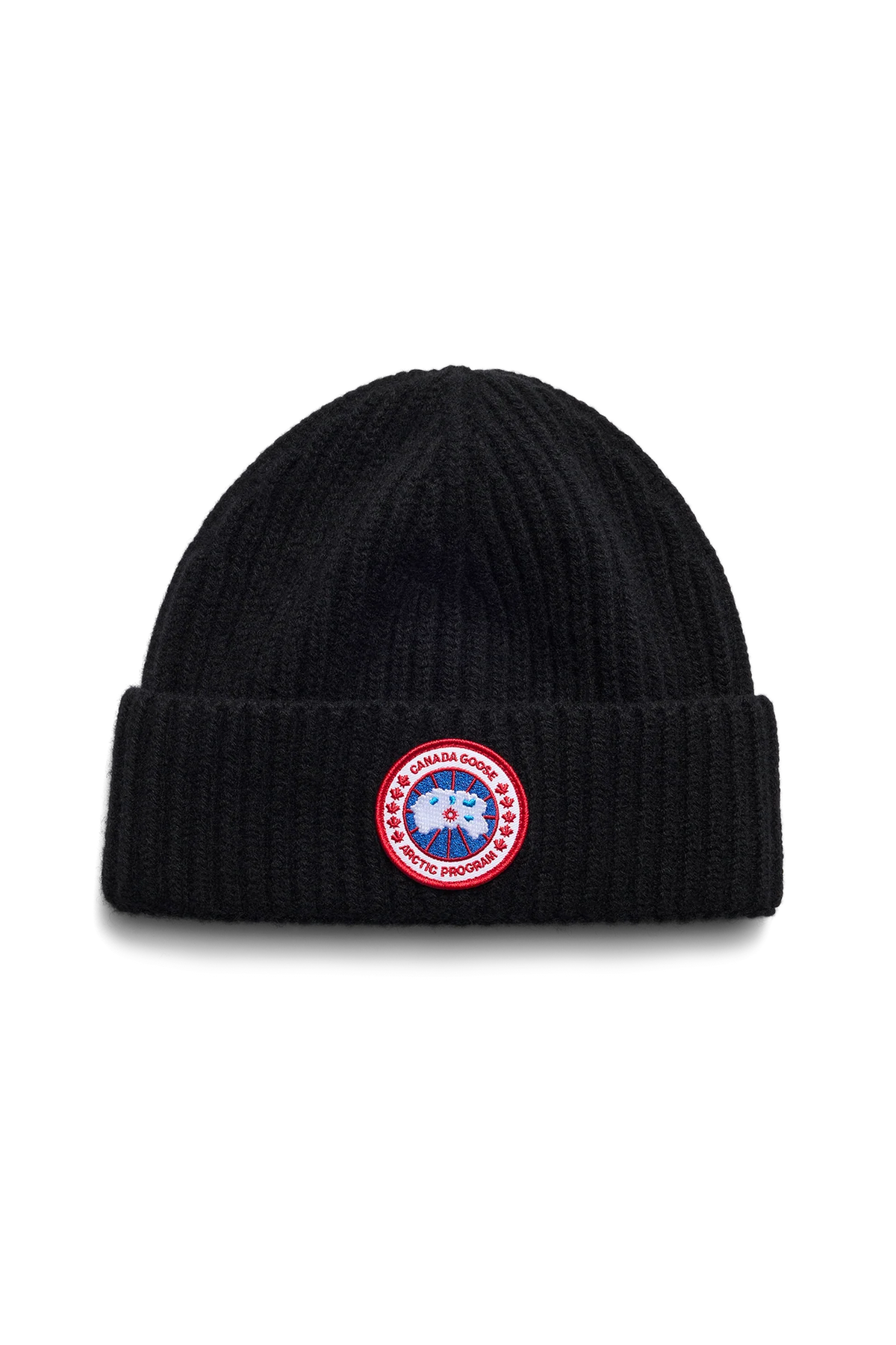 Tuque côtelée en mélange de cachemire