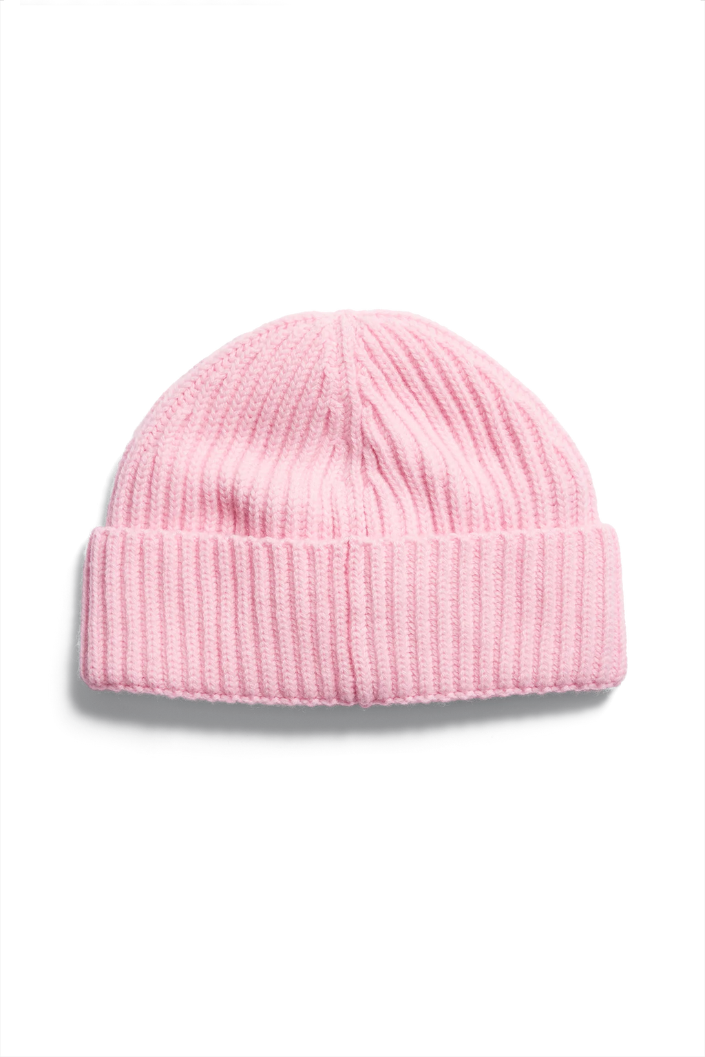 Tuque côtelée en mélange de cachemire