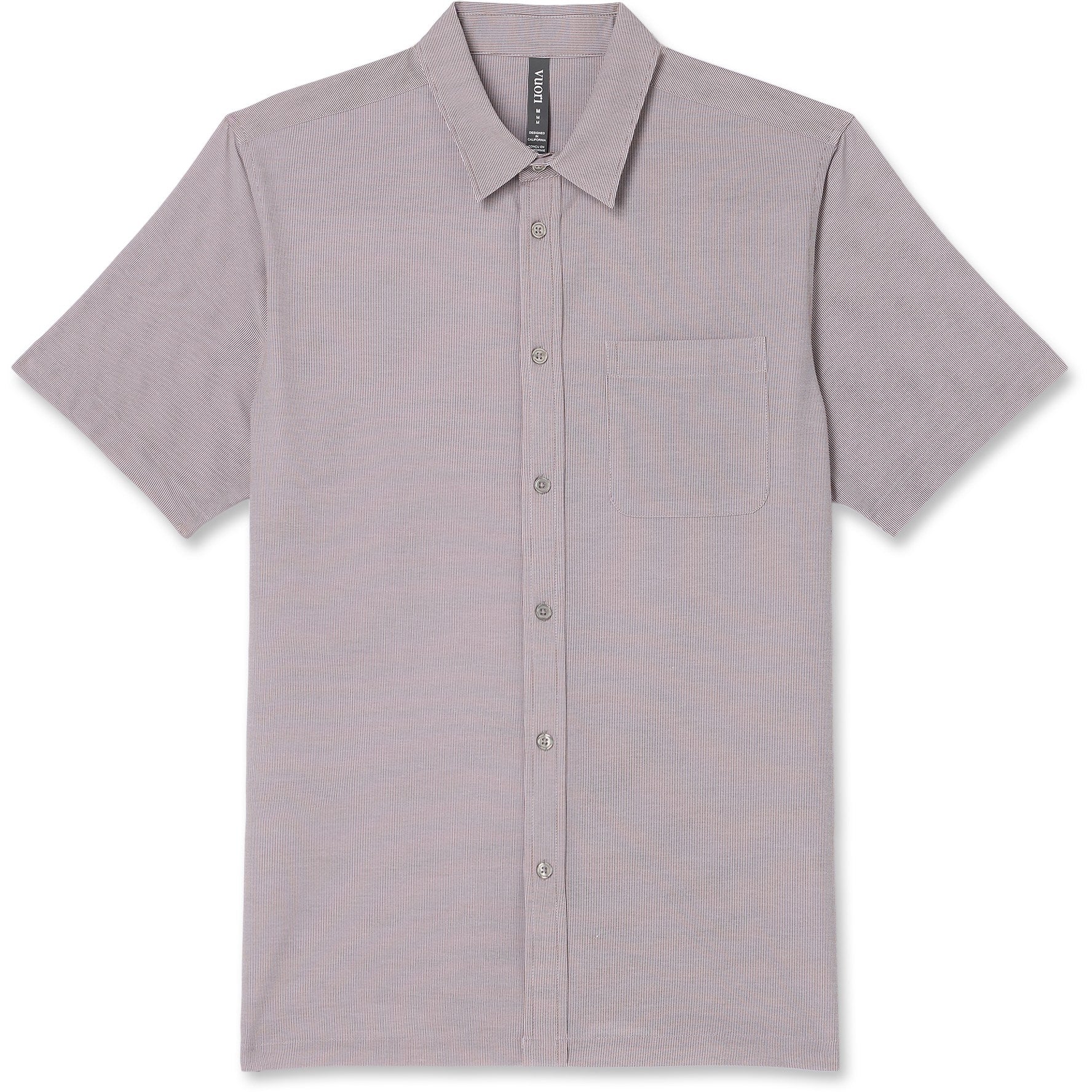 Chemise à manches courtes et boutons sur le col