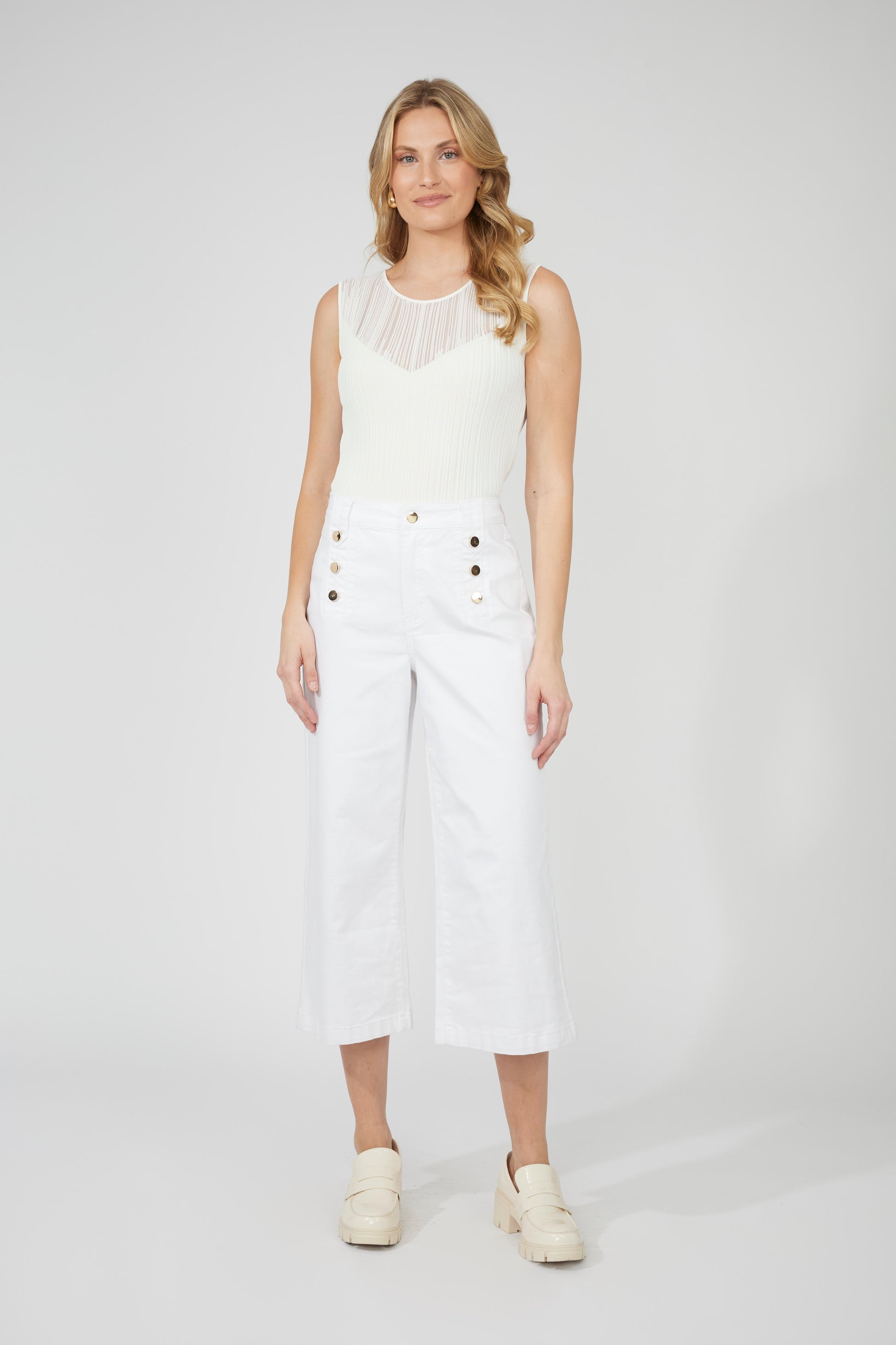 Pantalons taille haute