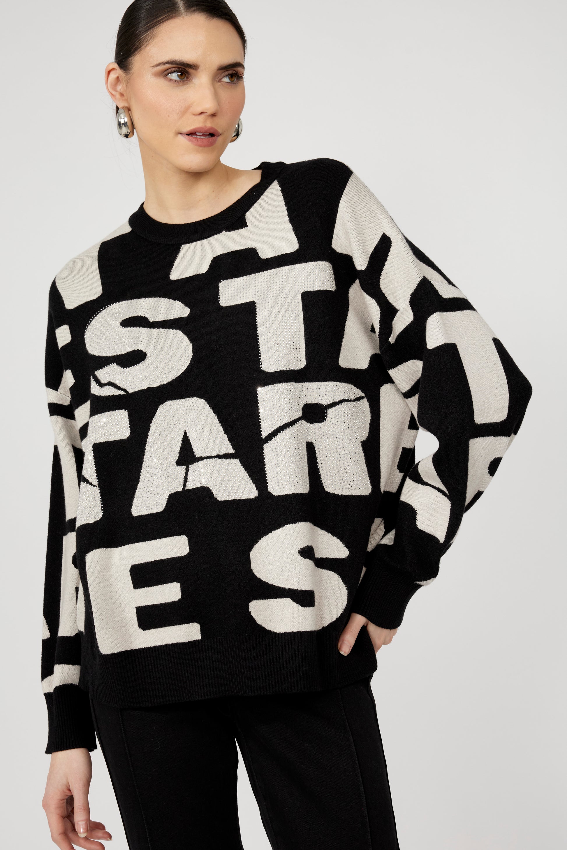 Oversized Crew Neck Pullover