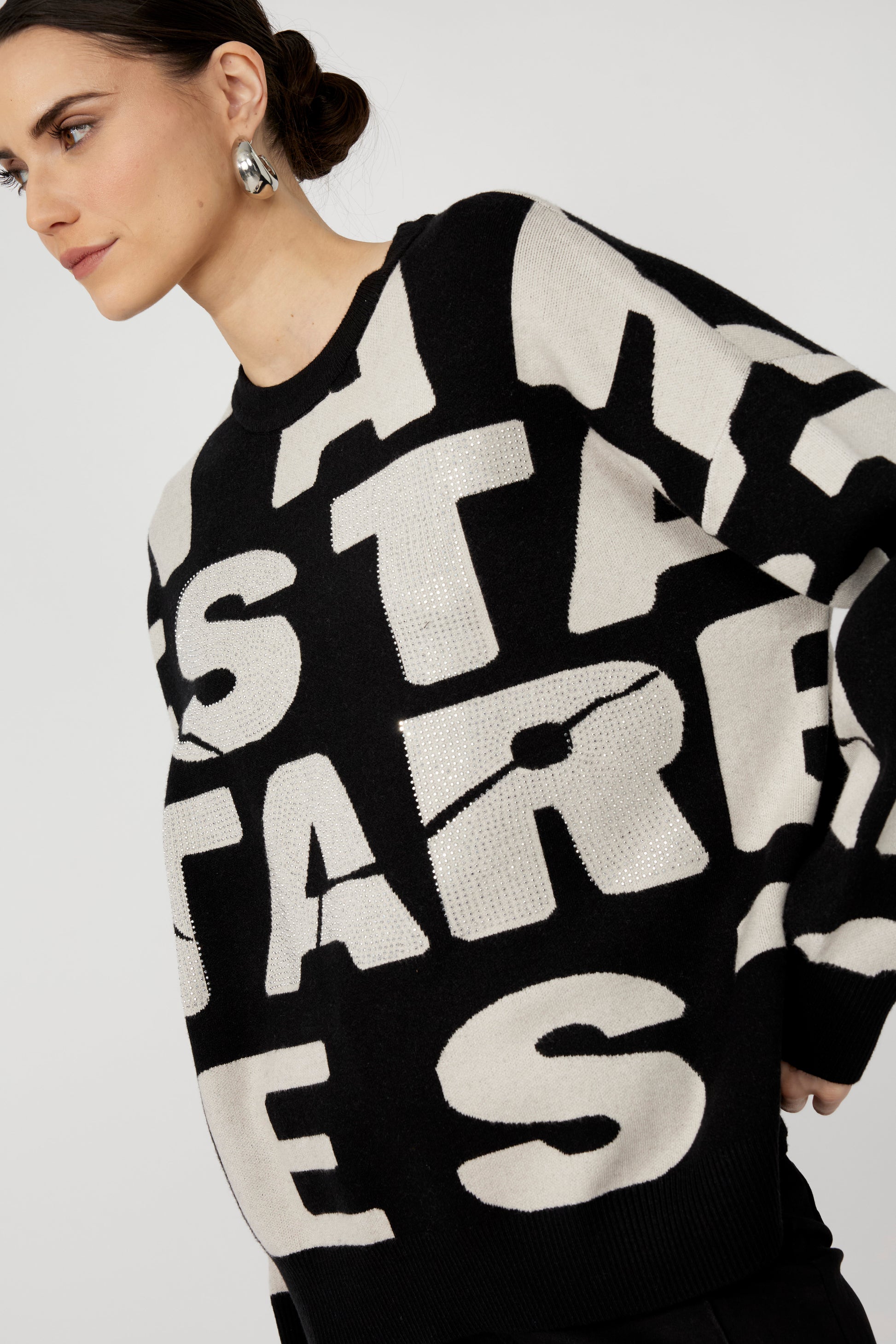 Oversized Crew Neck Pullover