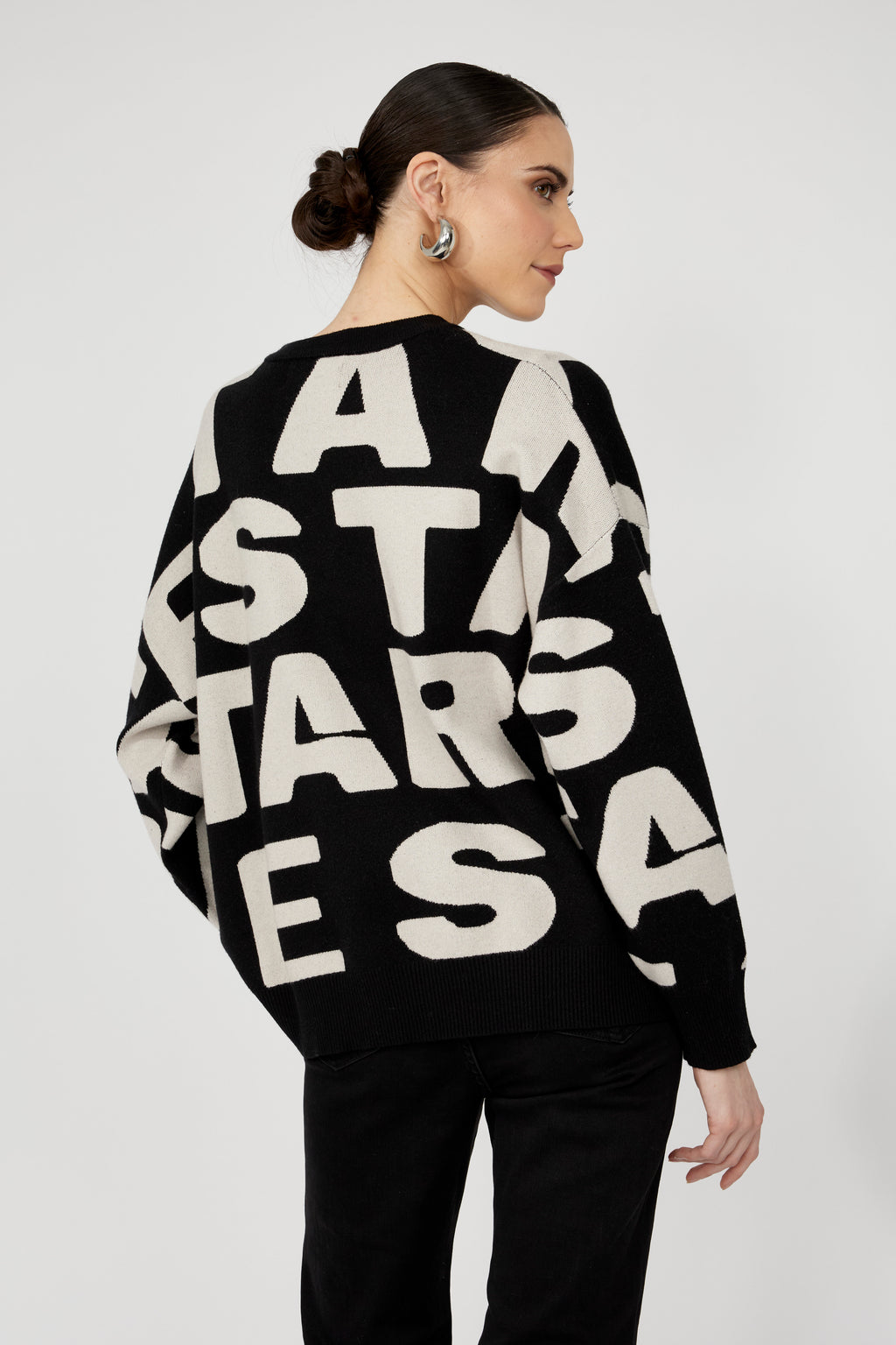 Oversized Crew Neck Pullover