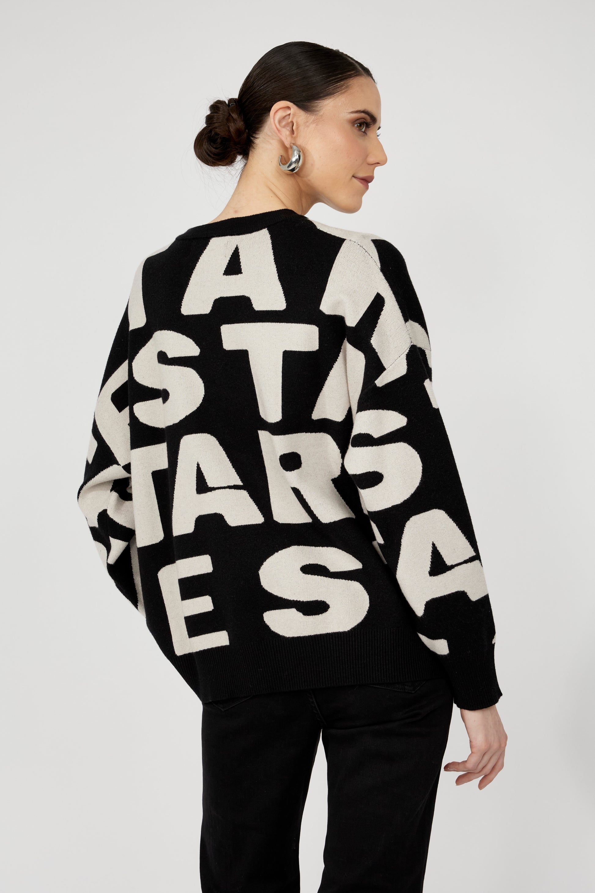 Oversized Crew Neck Pullover