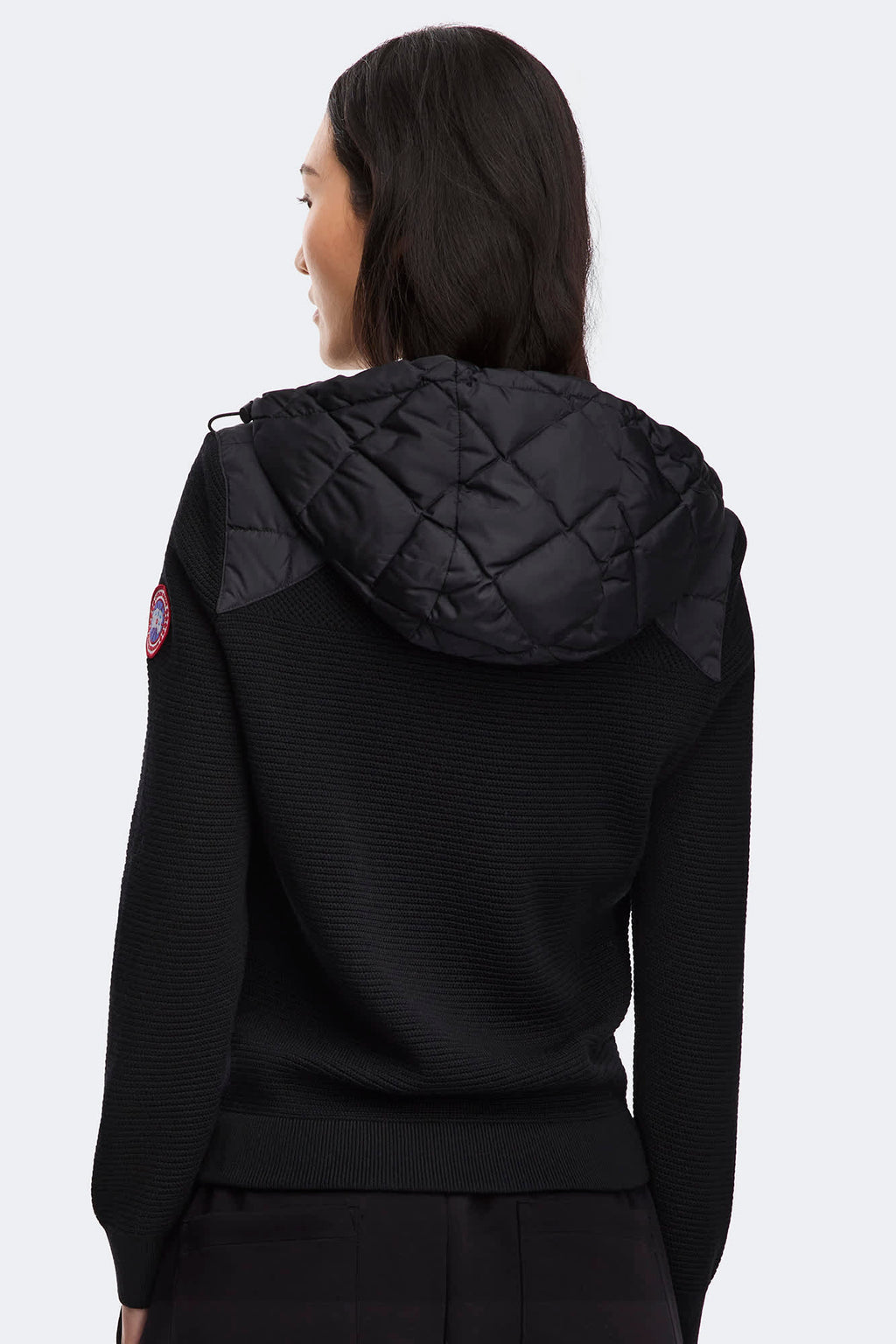 Chandail à capuchon en tricot matelassé HyBridgeMD