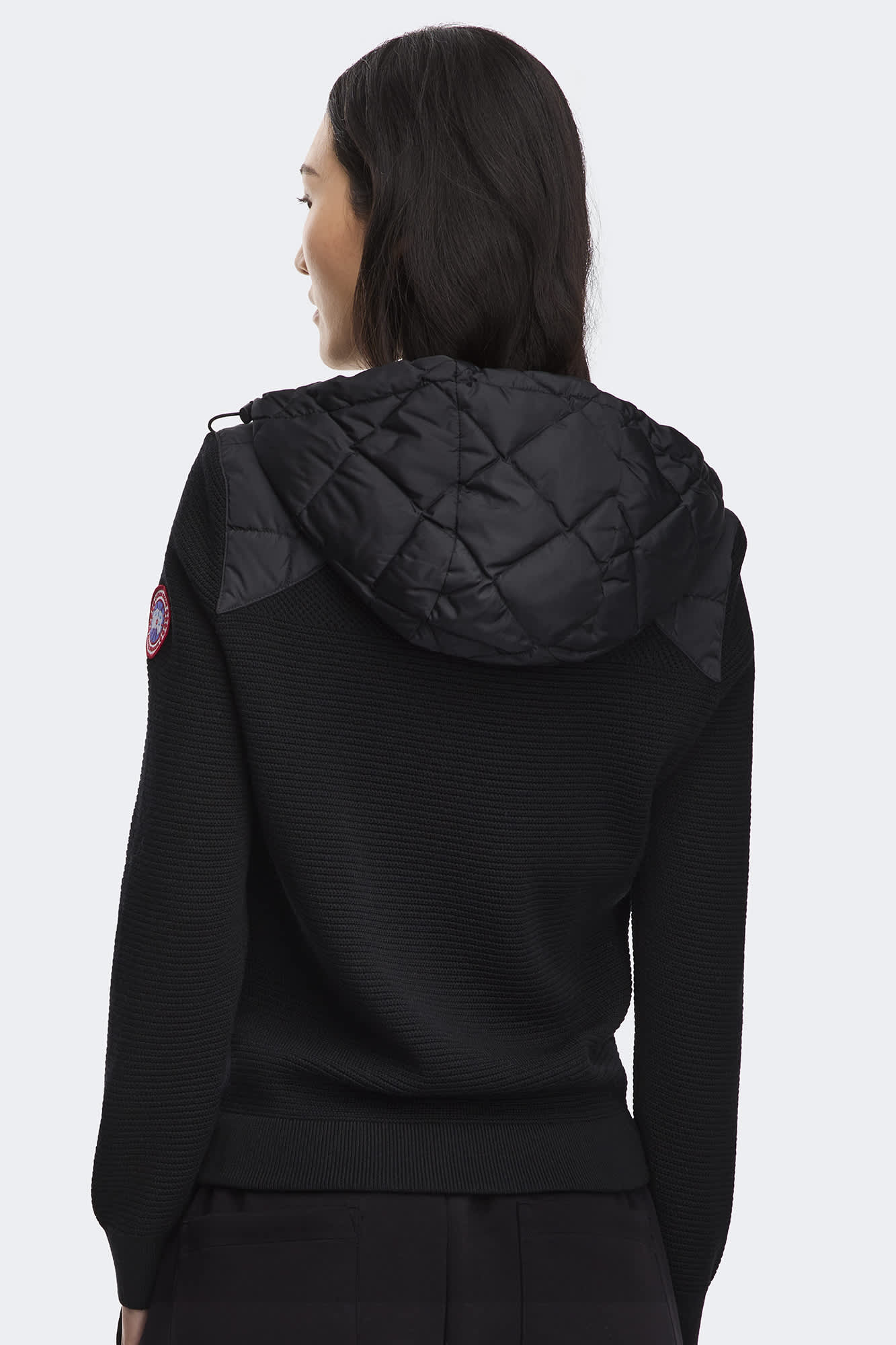 Chandail à capuchon en tricot matelassé HyBridgeMD