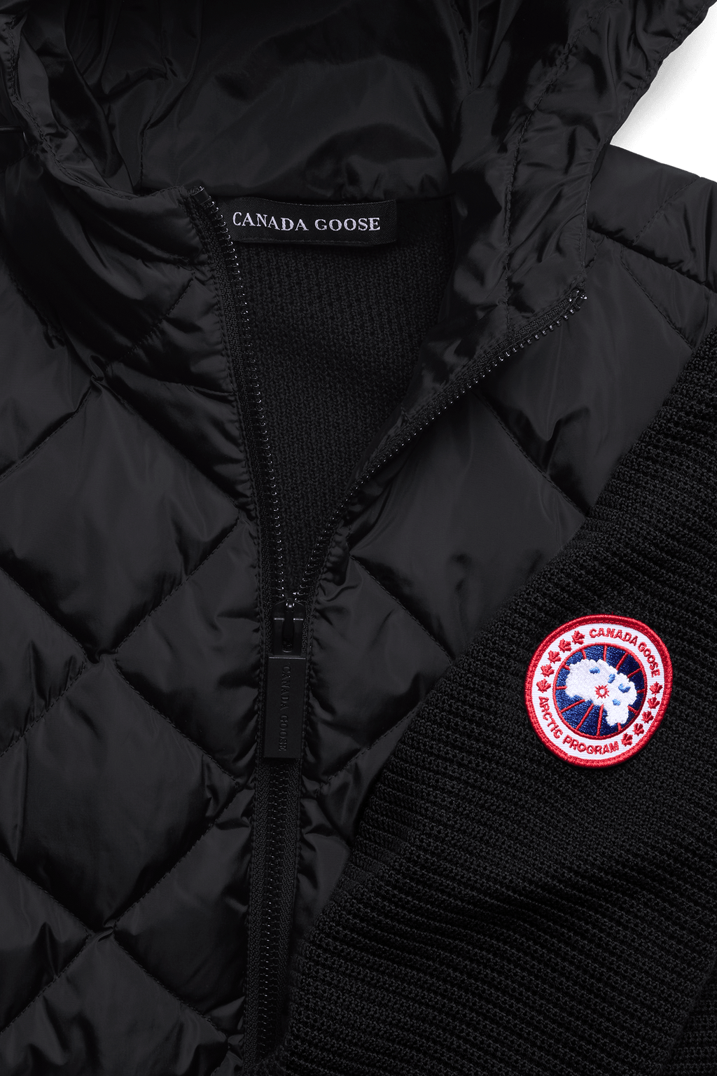 Chandail à capuchon en tricot matelassé HyBridgeMD