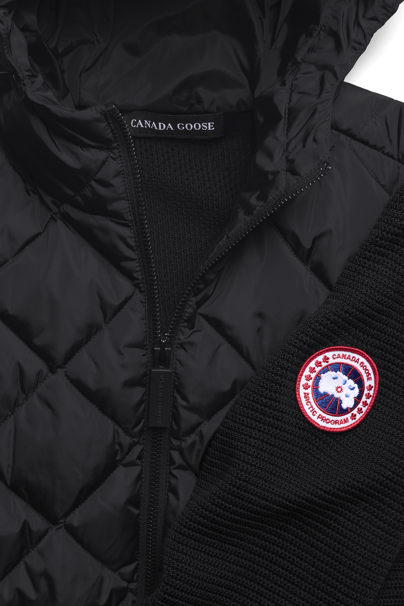 Chandail à capuchon en tricot matelassé HyBridgeMD