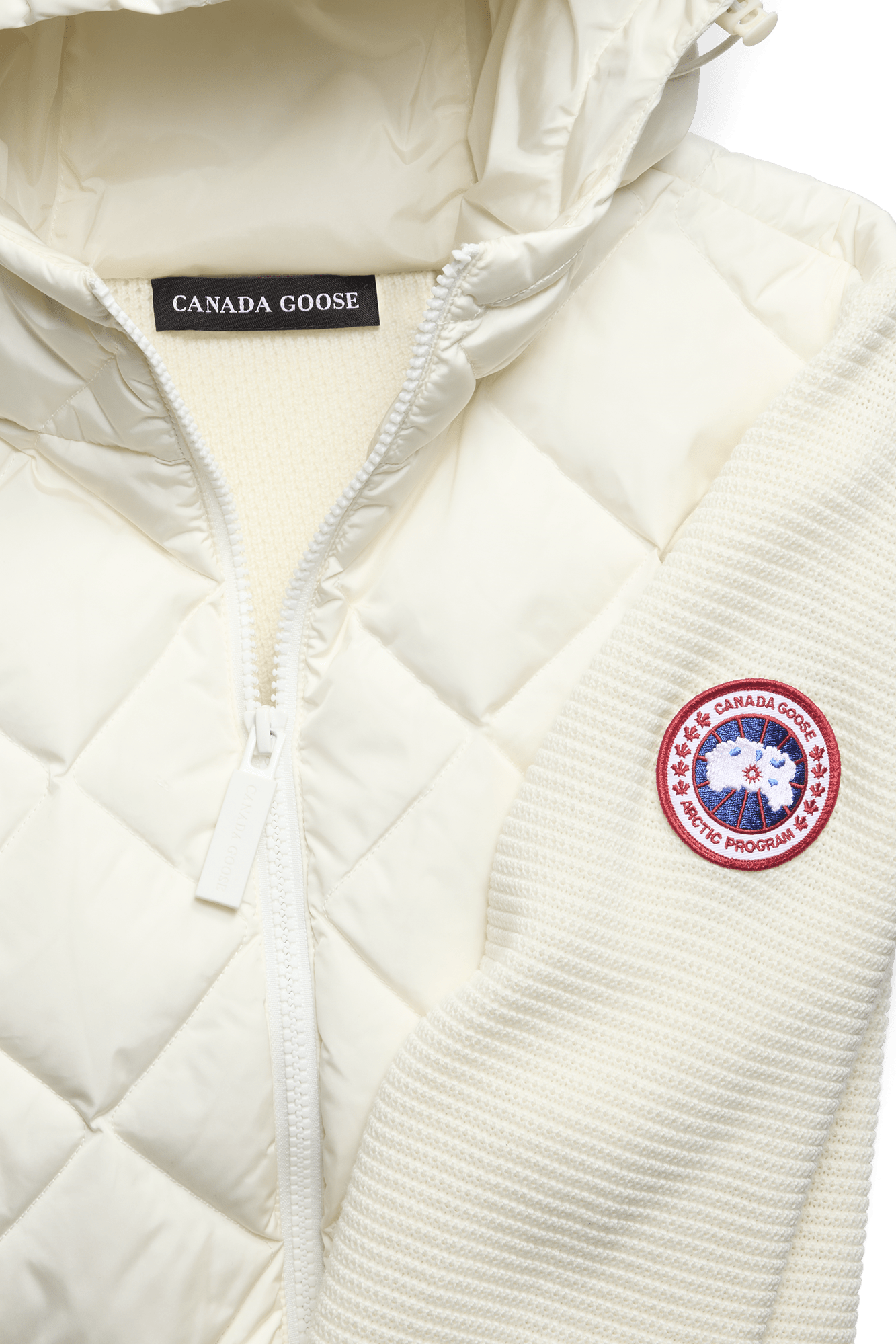 Chandail à capuchon en tricot matelassé HyBridgeMD