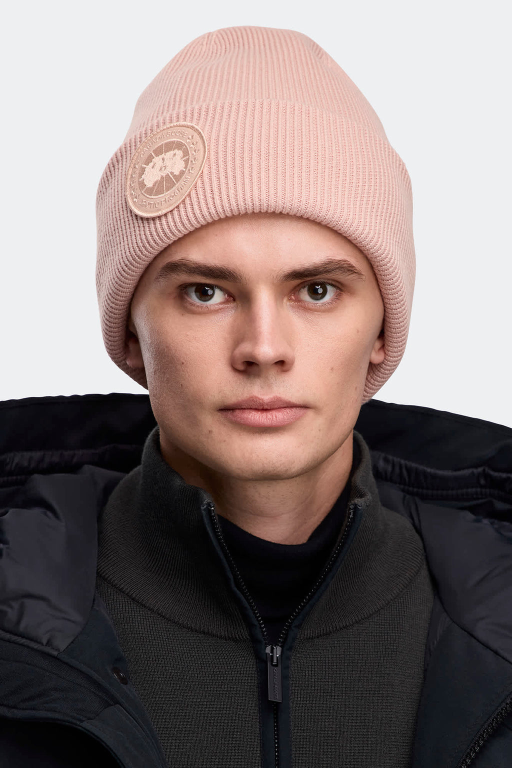 Bonnet polaire teint en pièce