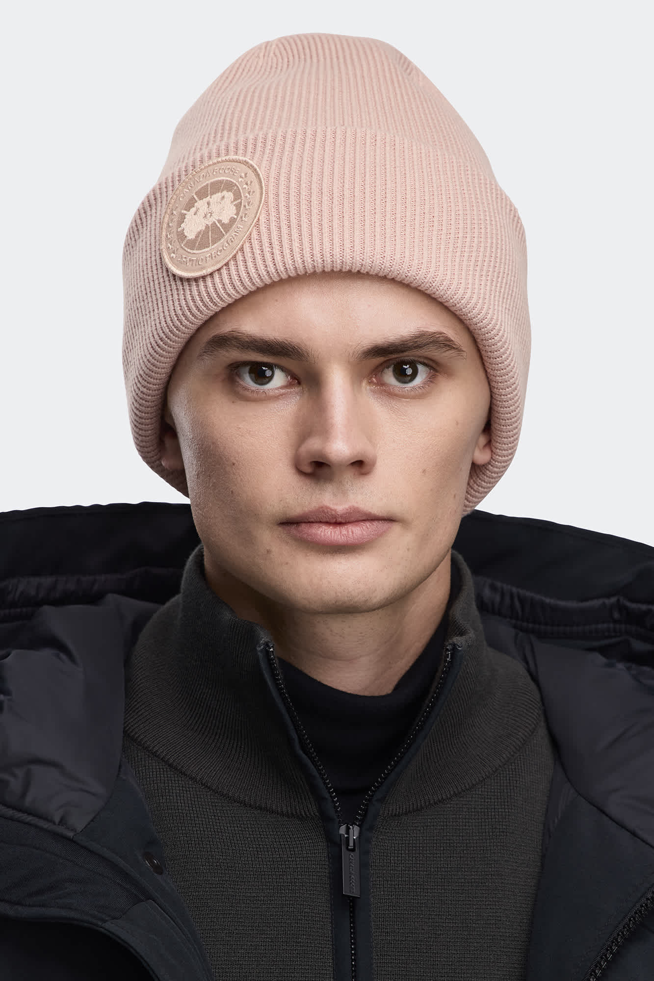 Bonnet polaire teint en pièce