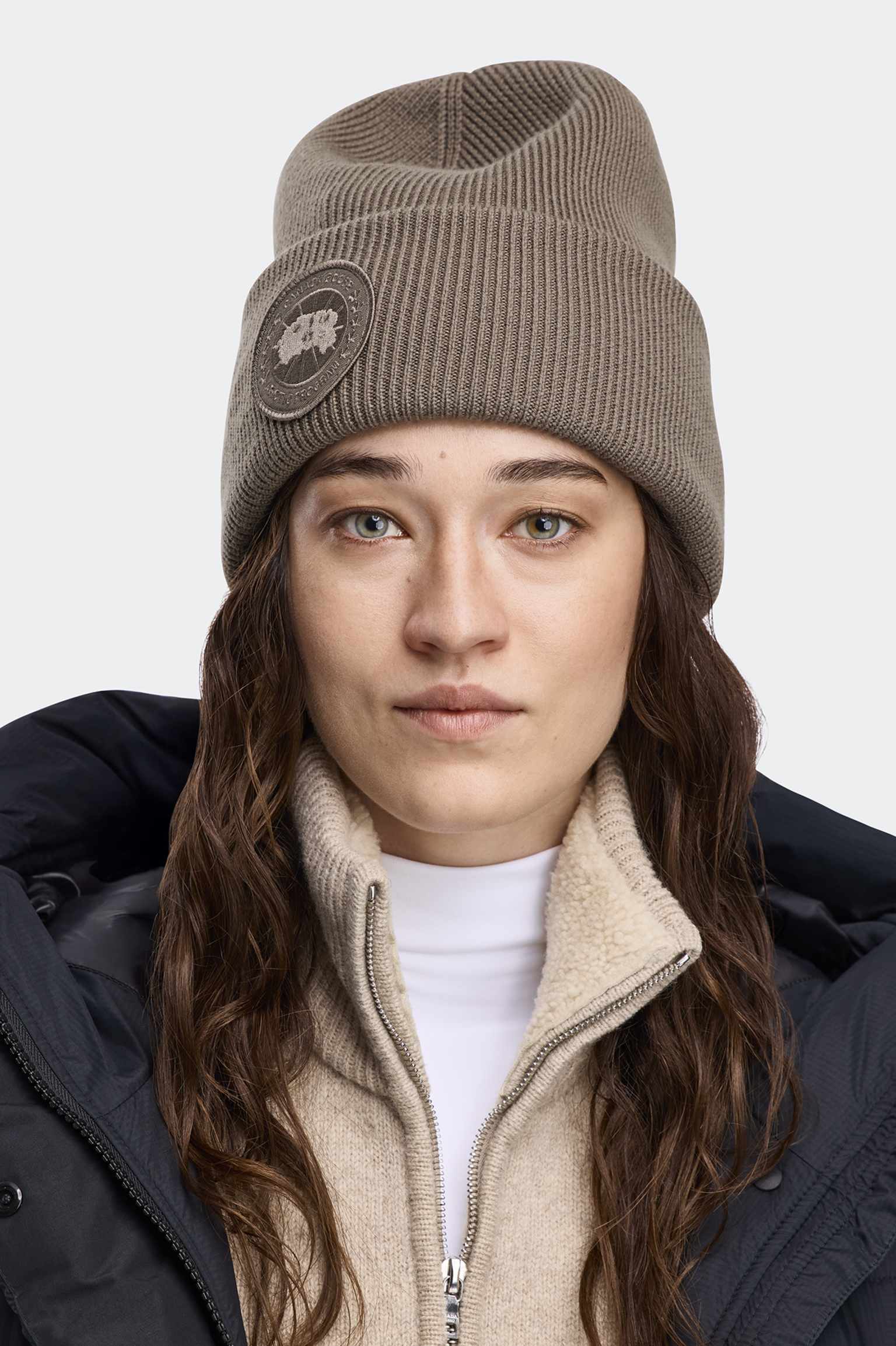 Bonnet polaire teint en pièce