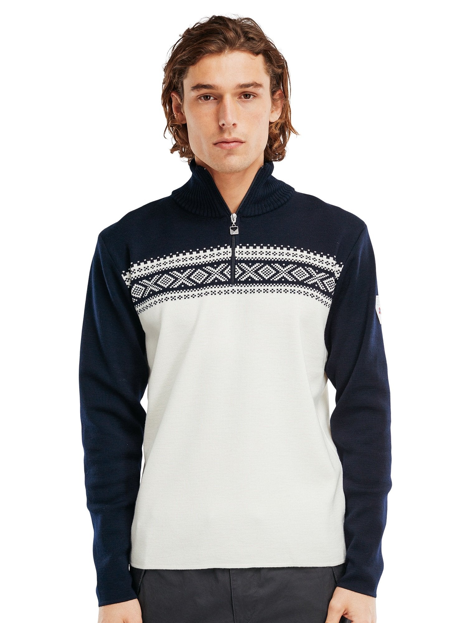 Pull en laine mérinos pour homme Dalestølen