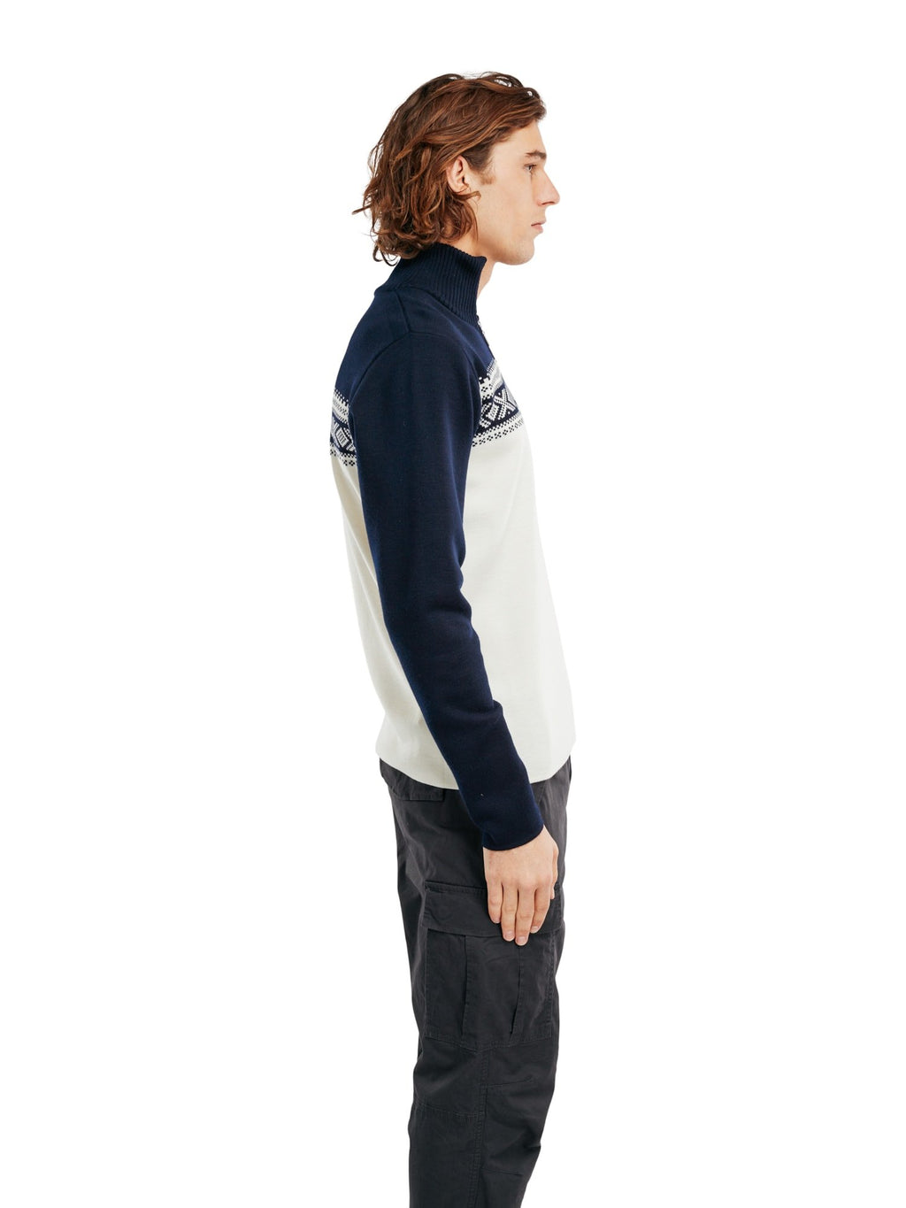 Pull en laine mérinos pour homme Dalestølen
