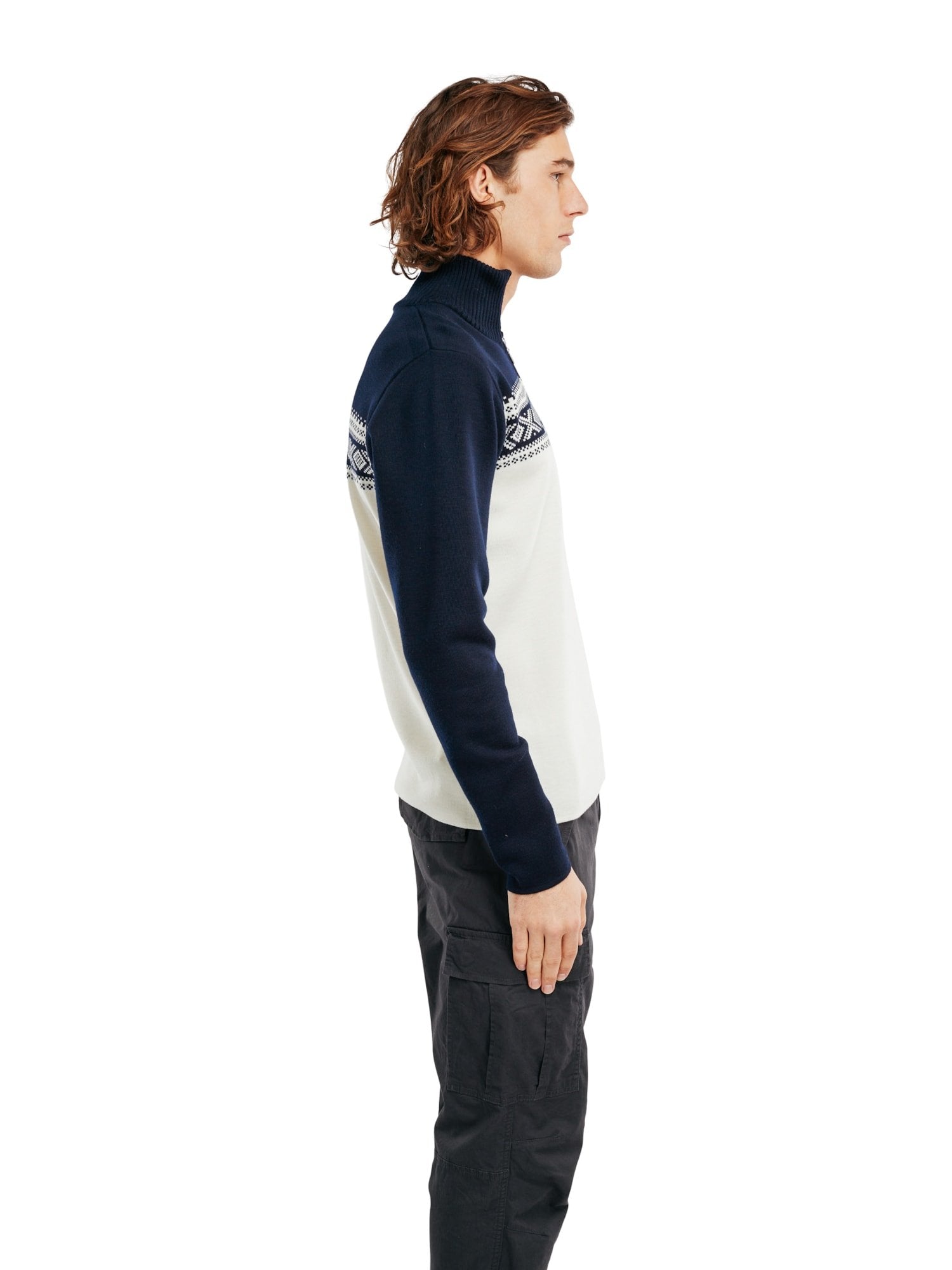 Pull en laine mérinos pour homme Dalestølen