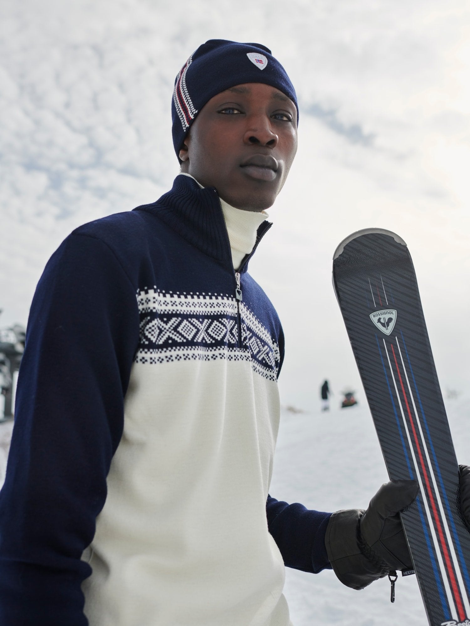 Pull en laine mérinos pour homme Dalestølen