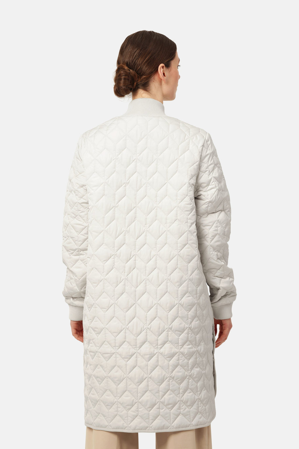 Veste longue matelassée