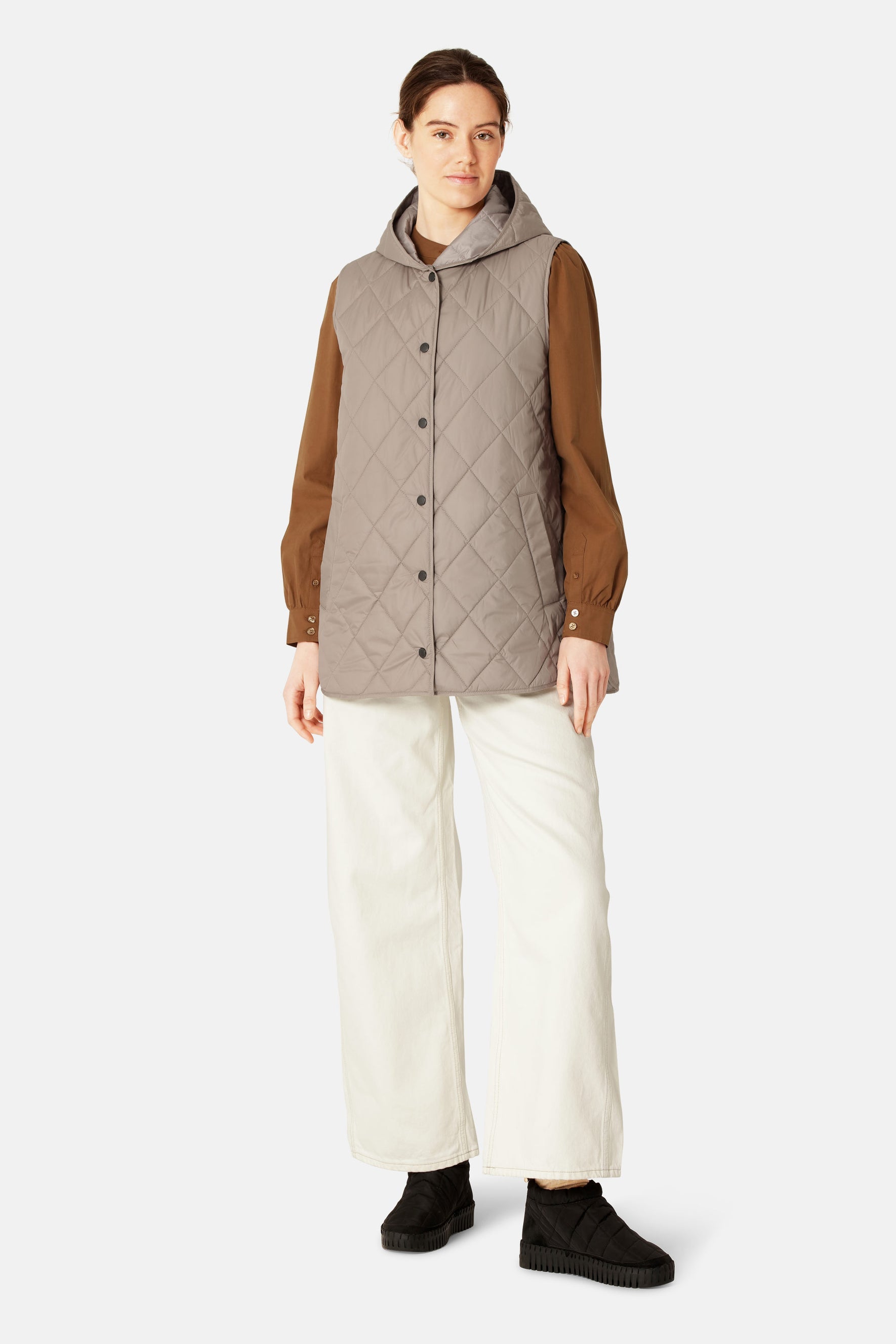 Gilet long matelassé