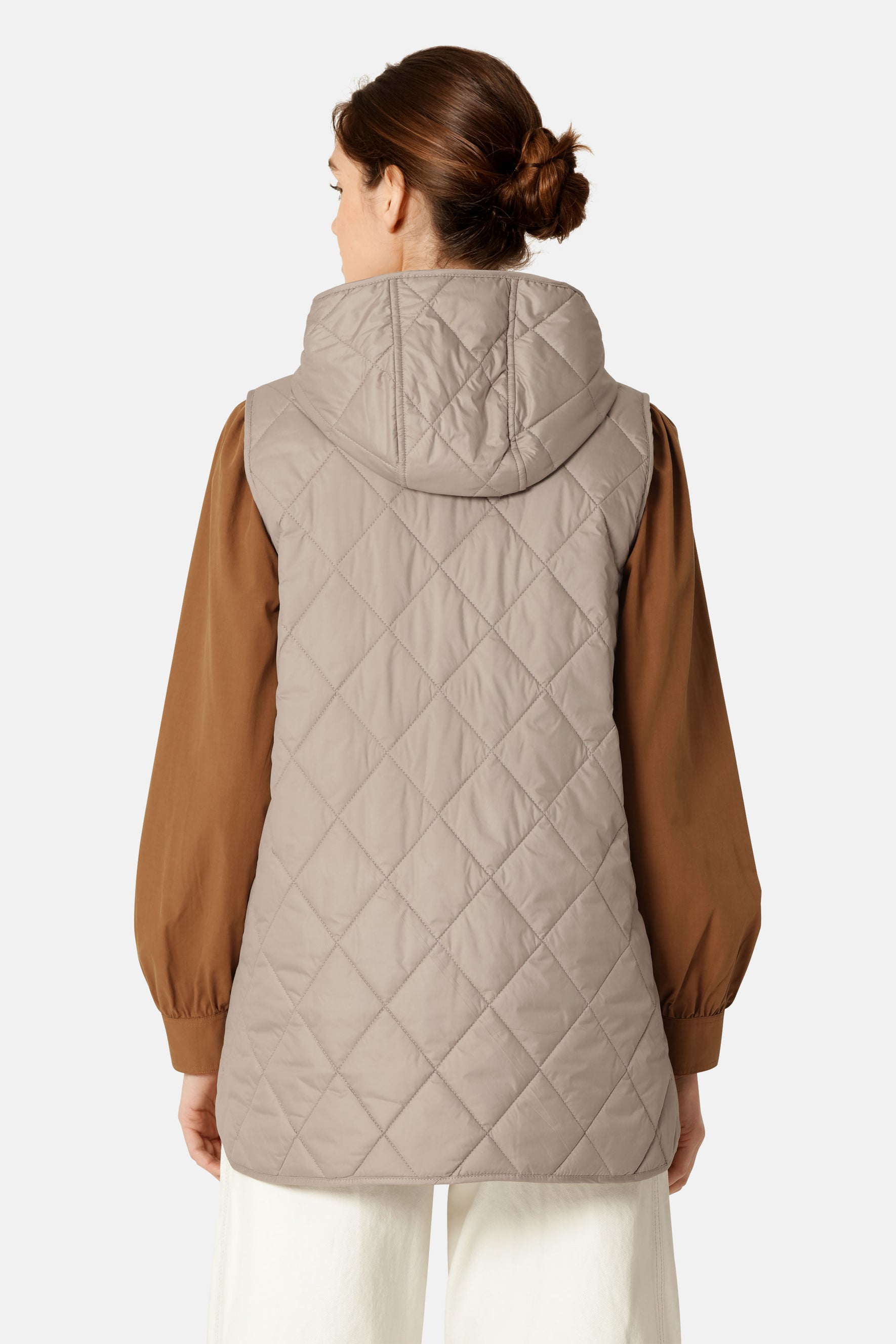 Gilet long matelassé